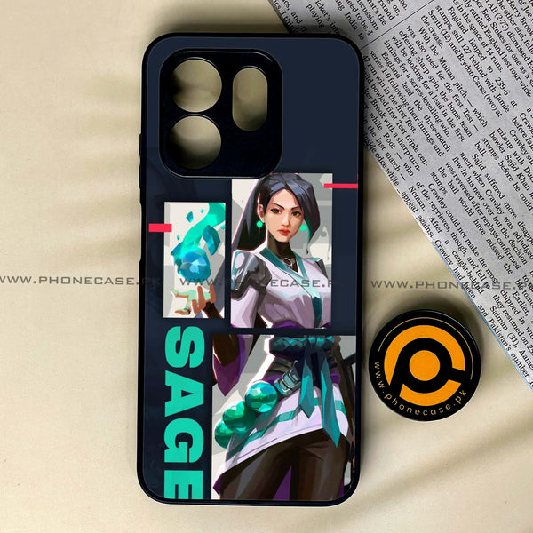 Infinix Smart 9 HD - Battle-Ready Series - Premium Metal Printed soft Bumper shock Proof Case