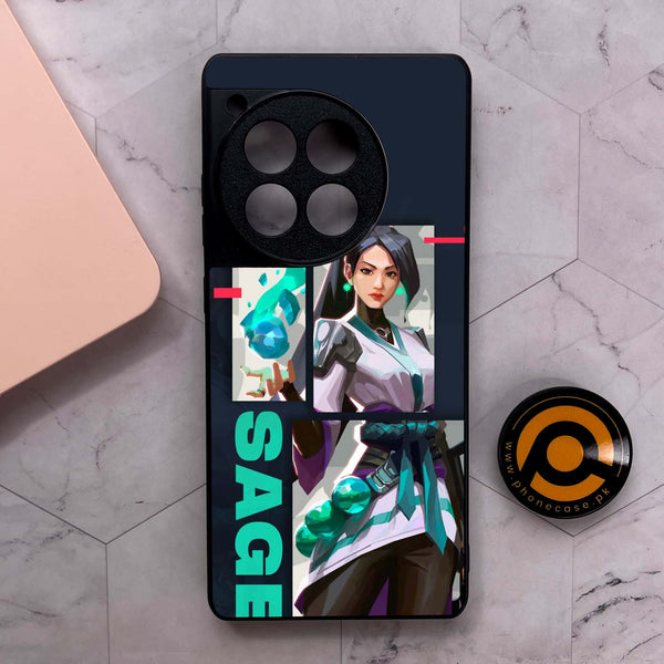 OnePlus 12R - Battle-Ready Series - Premium Metal Printed soft Bumper shock Proof Case