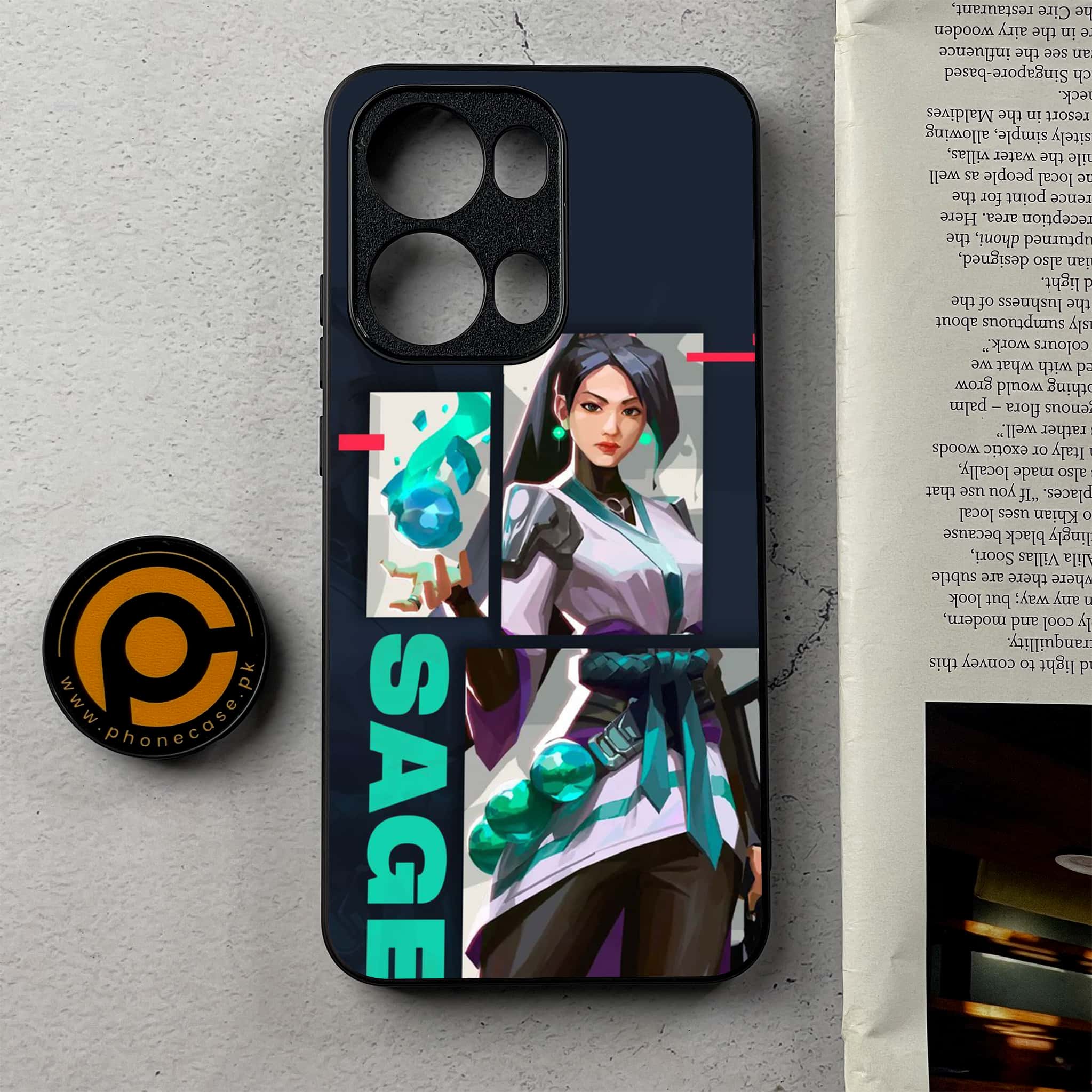 Oppo Reno 13 Pro - Battle-Ready - Premium Metal Printed Soft Bumper Shockproof Case