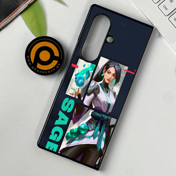 Samsung Galaxy Z Fold 7 - Battle-Ready Series - Premium Metal Printed soft Bumper shock Proof Case