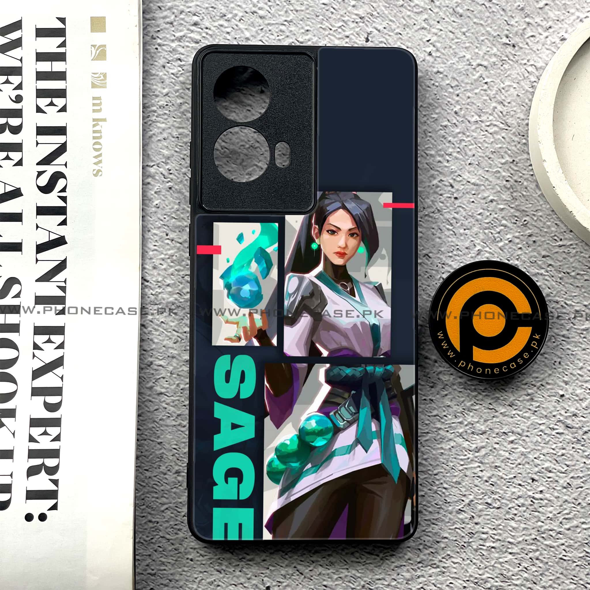 Moto G85 - Battle-Ready Series - Premium Printed Glass soft Bumper shock Proof Case