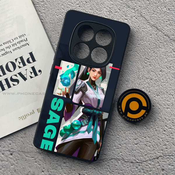 Redmi Note 14 Pro Plus 5G - Battle-Ready Series - Premium Printed Glass soft Bumper shock Proof Case