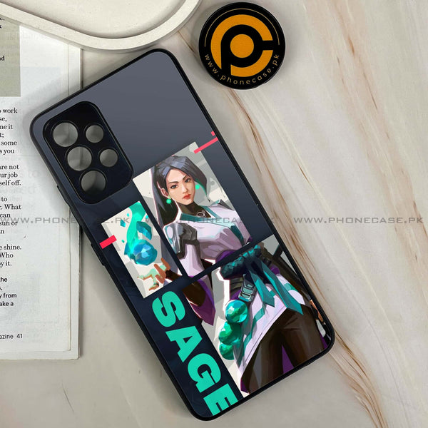 Galaxy A32 - Battle-Ready Series - Premium Printed Glass soft Bumper shock Proof Case