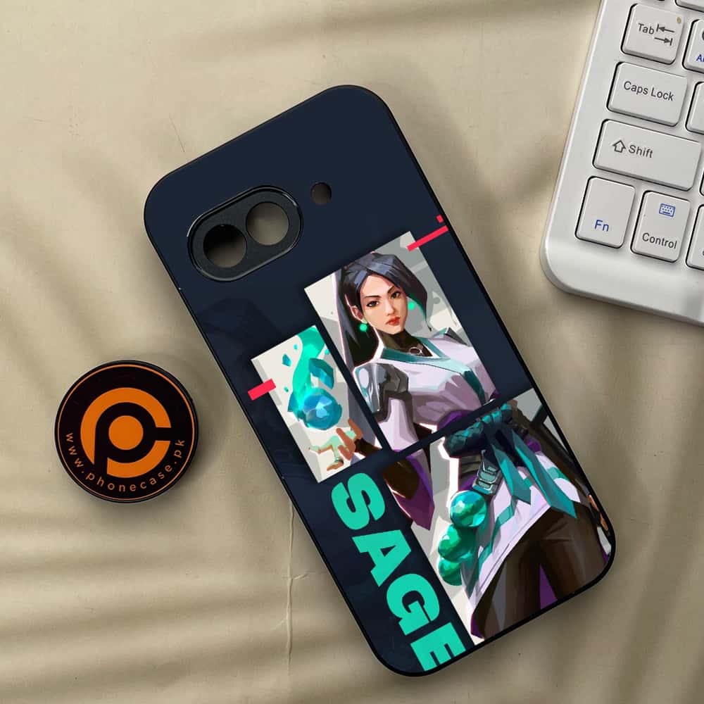 Google Pixel 9a -  Battle-Ready Series - Premium Metal Printed soft Bumper Shock Proof Case