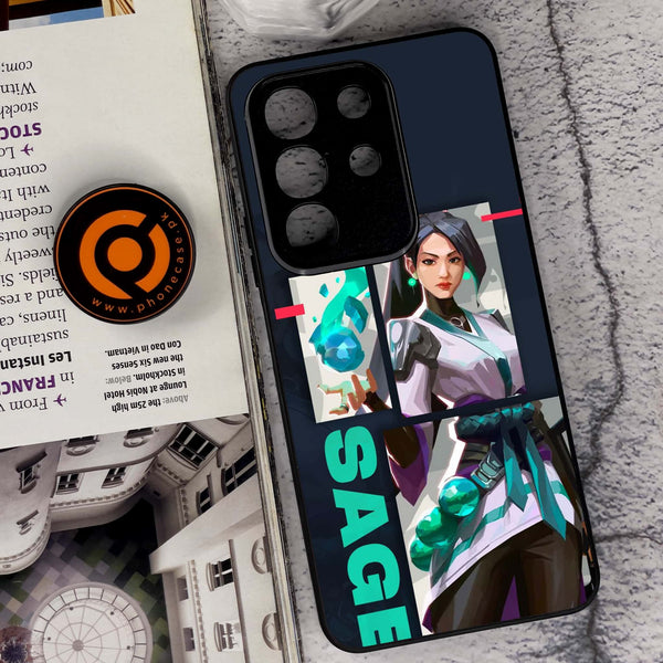Vivo Y29 4G - Battle-Ready Series - Premium Metal Printed soft Bumper Shock Proof Case