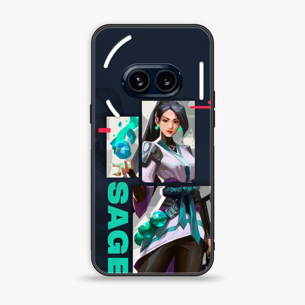 Nothing Phone (2a) - Battle-Ready Series - Premium Metal Printed soft Bumper Shock Proof Case