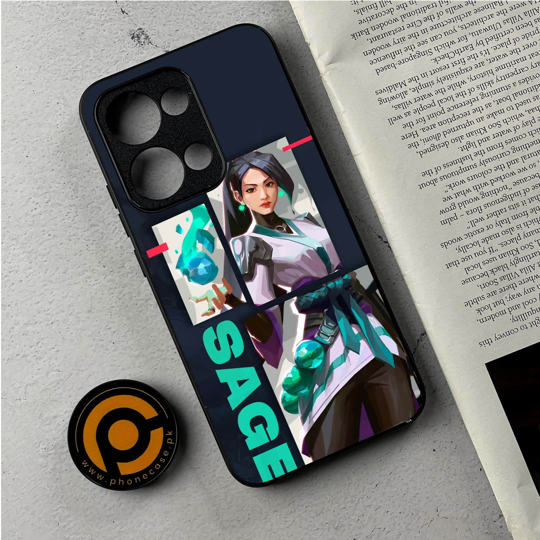 Oppo Reno 13 - Battle-Ready Series - Premium Metal Printed Soft Bumper Shockproof Case