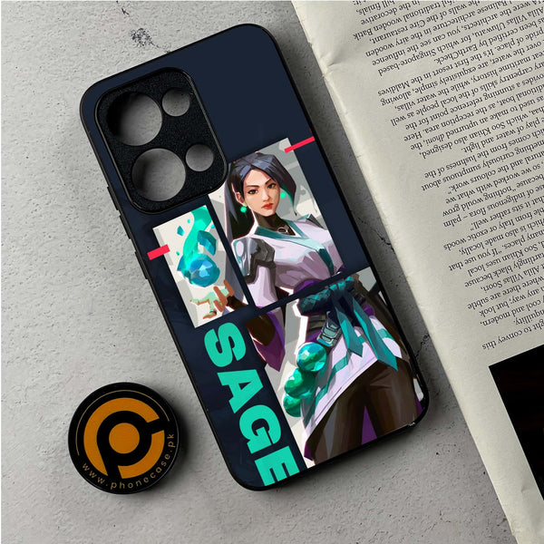 Oppo Reno 13 - Battle-Ready Series - Premium Metal Printed Soft Bumper Shockproof Case
