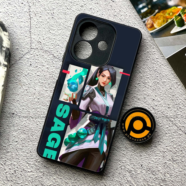 Oppo A5i - Battle-Ready Series - Premium Metal Printed soft Bumper shock Proof Case