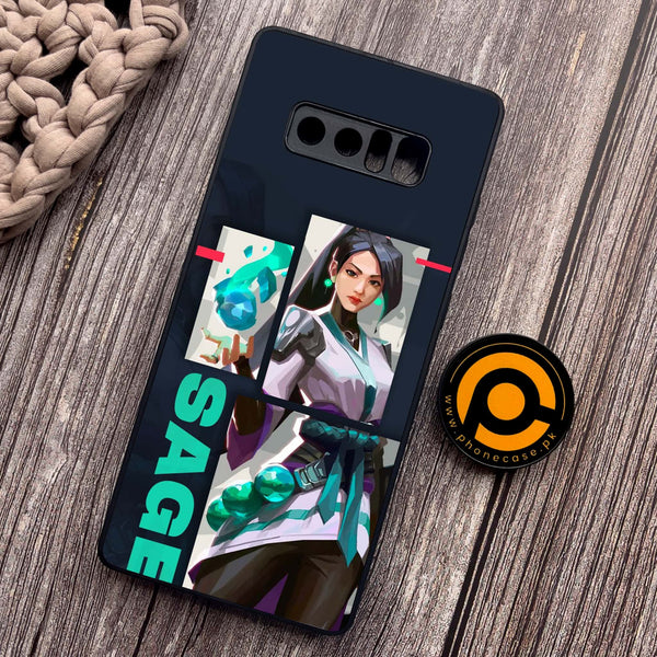 Samsung Galaxy Note 8 - Battle-Ready Series - Premium Metal Printed soft Bumper shock Proof Case