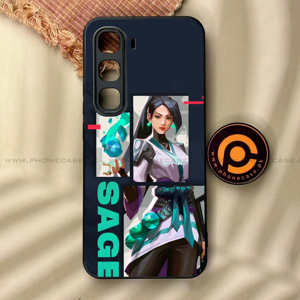 Infinix Hot 60 Pro - Battle-Ready Series - Premium Metal Printed soft Bumper shock Proof Case