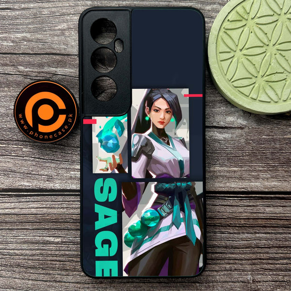 Realme C65  - Battle-Ready Series - Premium Metal Printed soft Bumper shock Proof Case