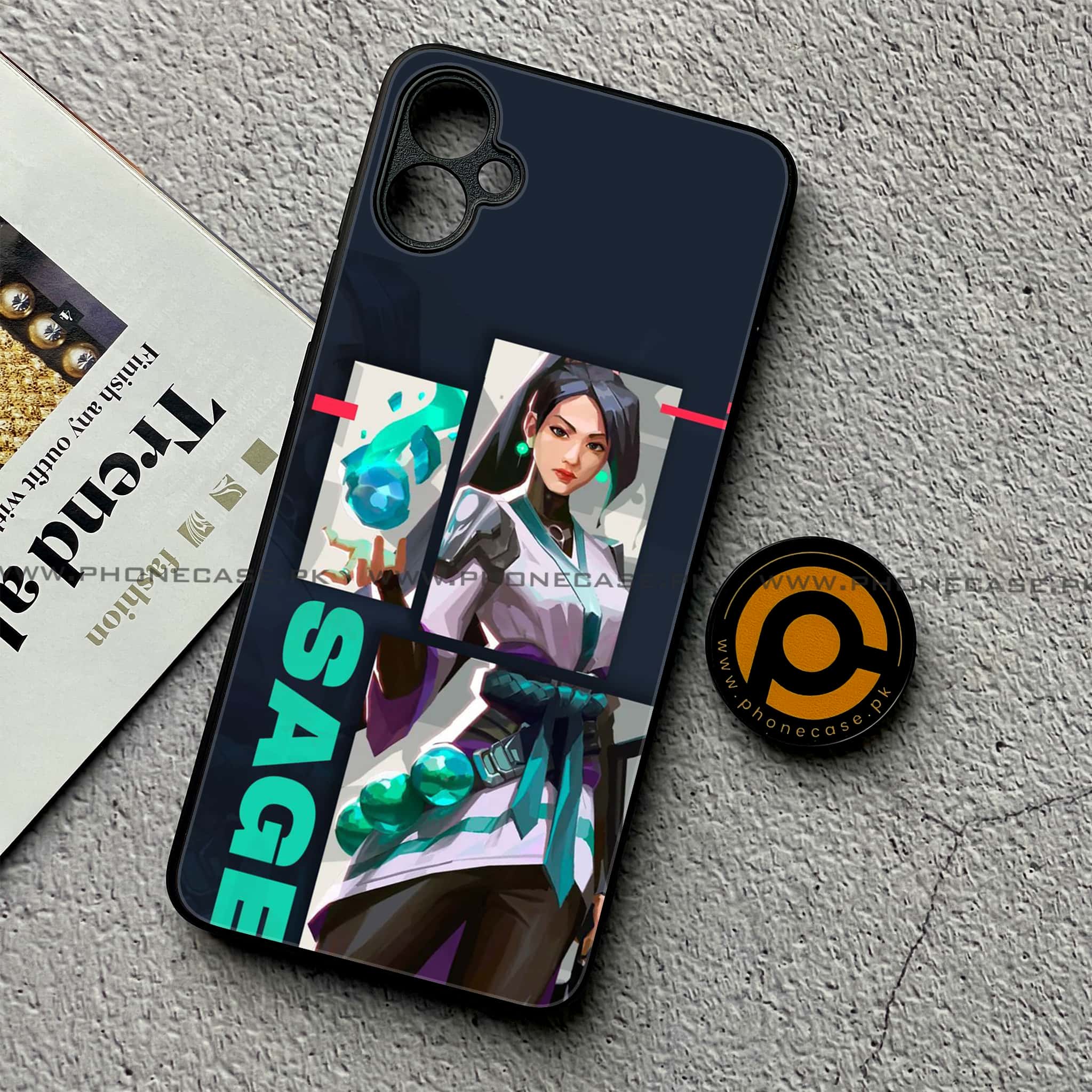 Samsung Galaxy A05 - Battle-Ready Series - Premium Metal Printed soft Bumper shock Proof Case