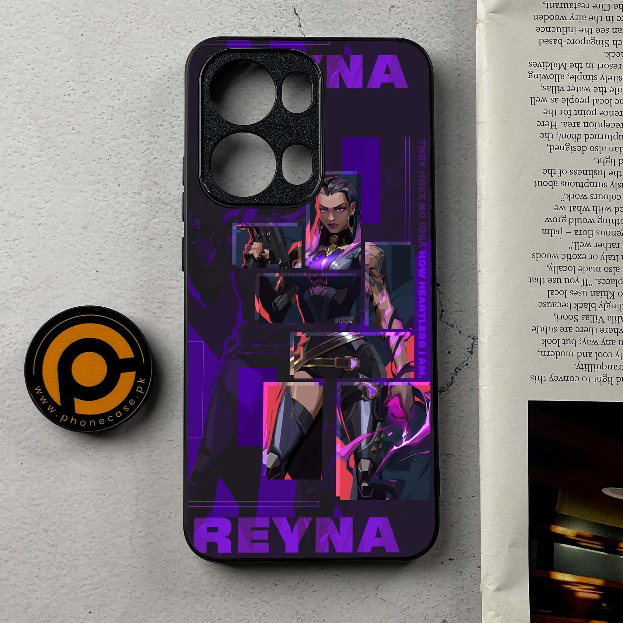 Oppo Reno 13 Pro - Battle-Ready - Premium Metal Printed Soft Bumper Shockproof Case