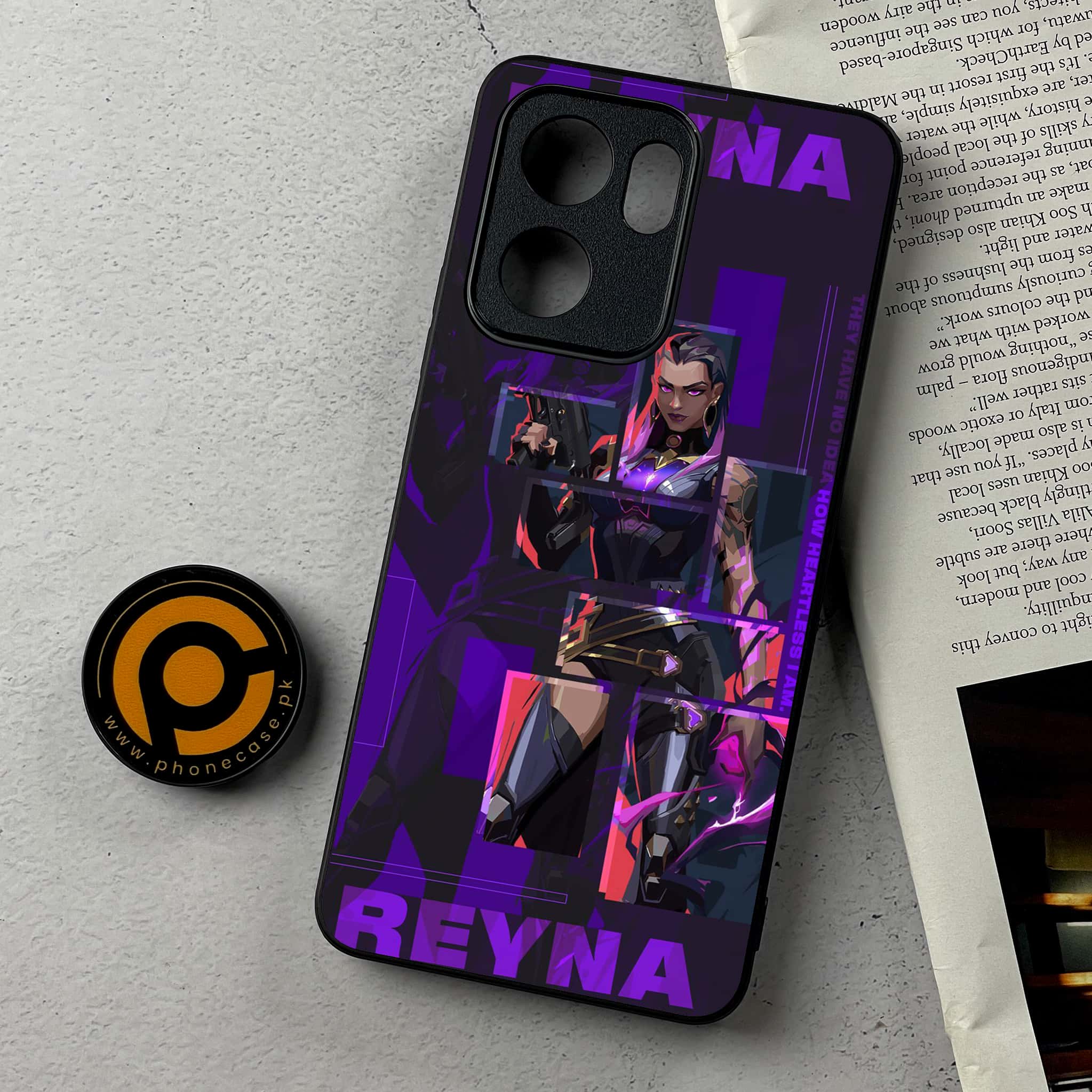 Oppo Reno 14F - Battle-Ready Series - Premium Metal Printed Soft Bumper Shockproof Case