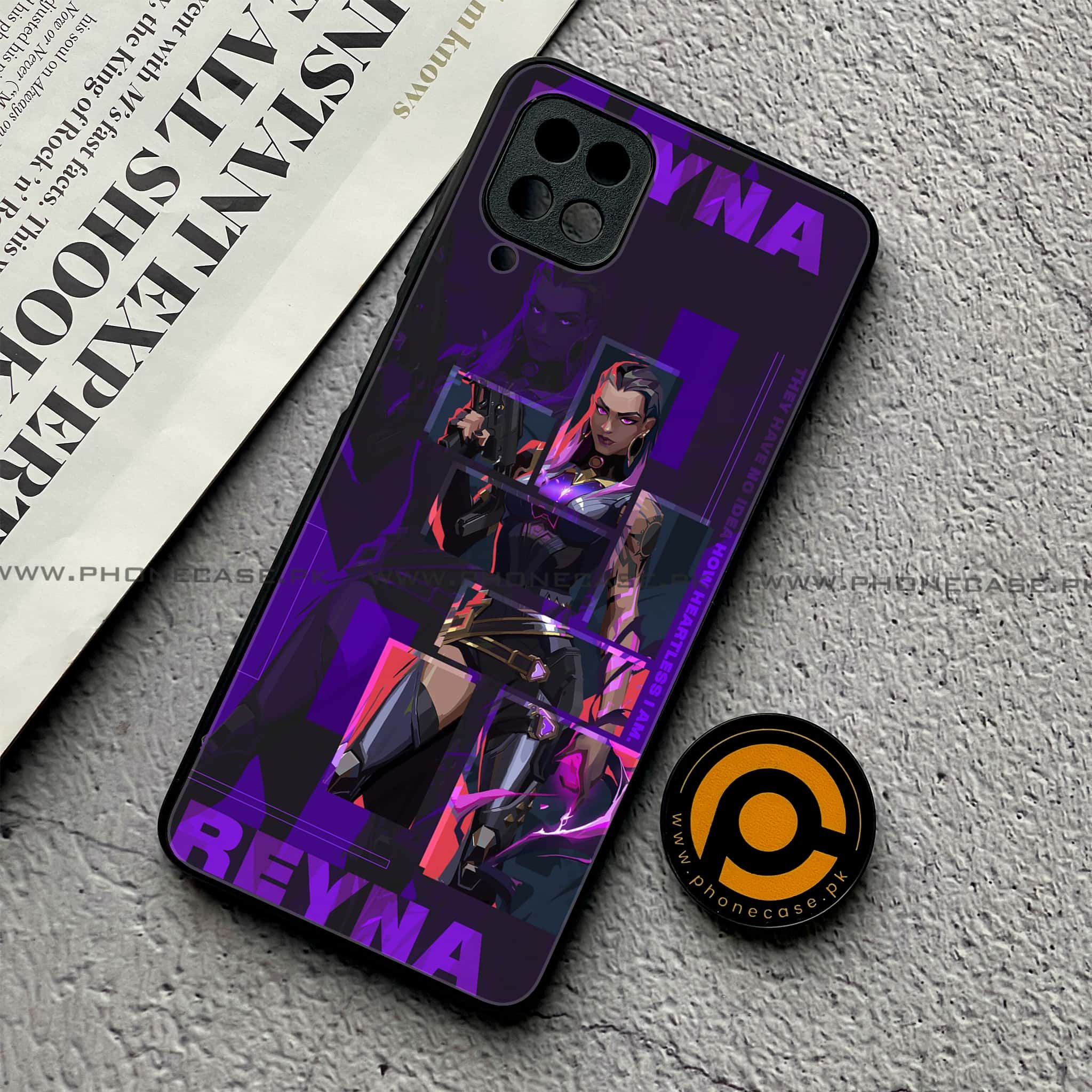 Samsung Galaxy A12 / A12 Nacho -  Battle-Ready Series - Premium Printed Glass soft Bumper shock Proof Case
