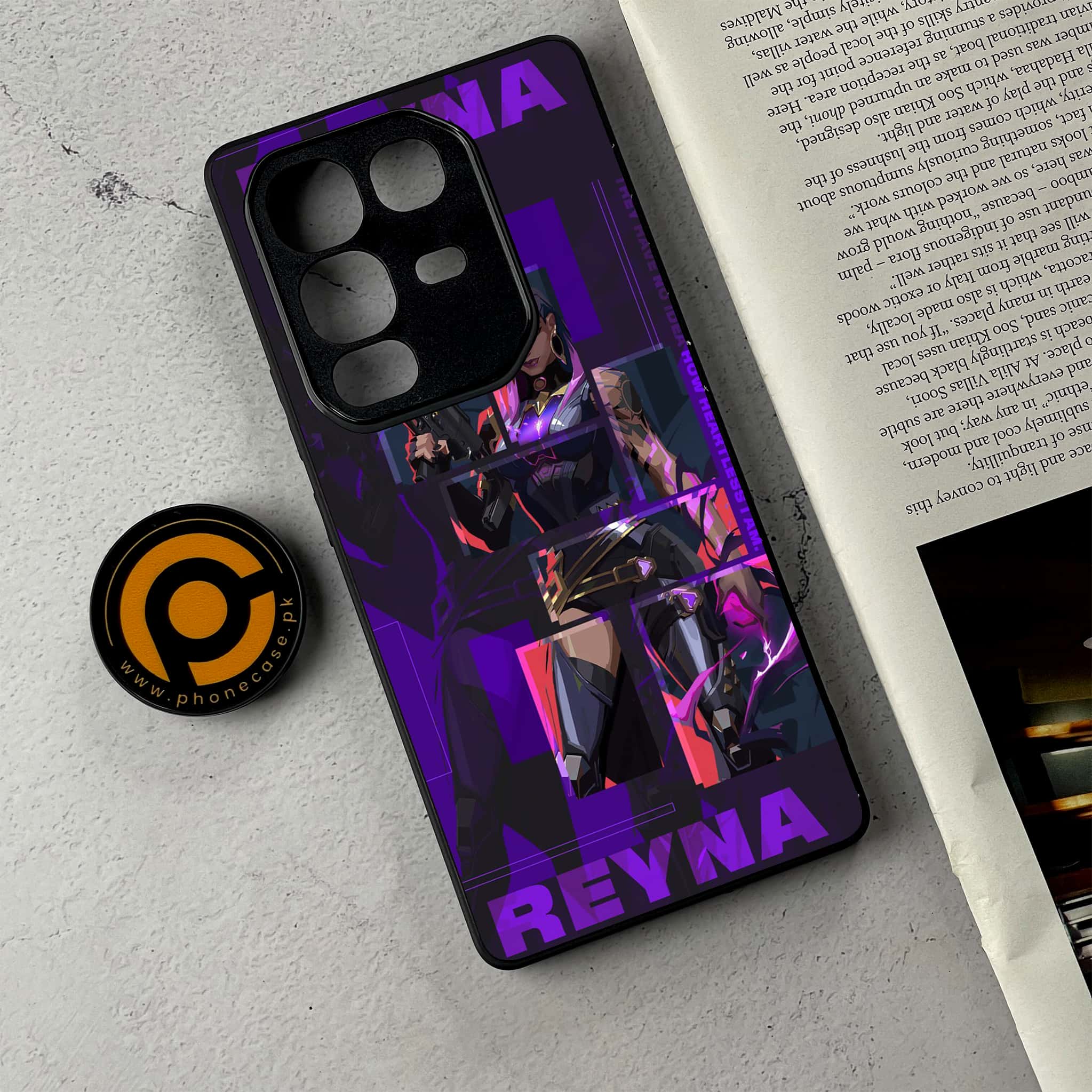 Infinix Note 50 - Battle-Ready Series - Premium Metal Printed Soft Bumper Shockproof Case