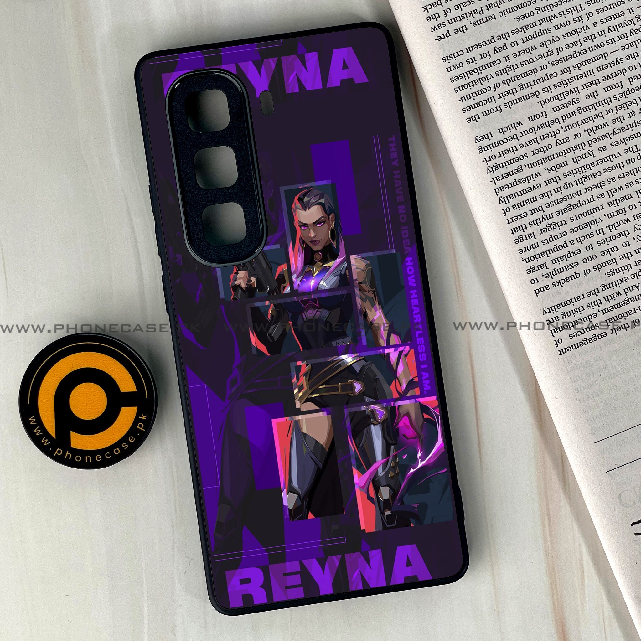 Infinix Hot 60 Pro Plus - Battle-Ready Series - Premium Metal Printed soft Bumper shock Proof Case
