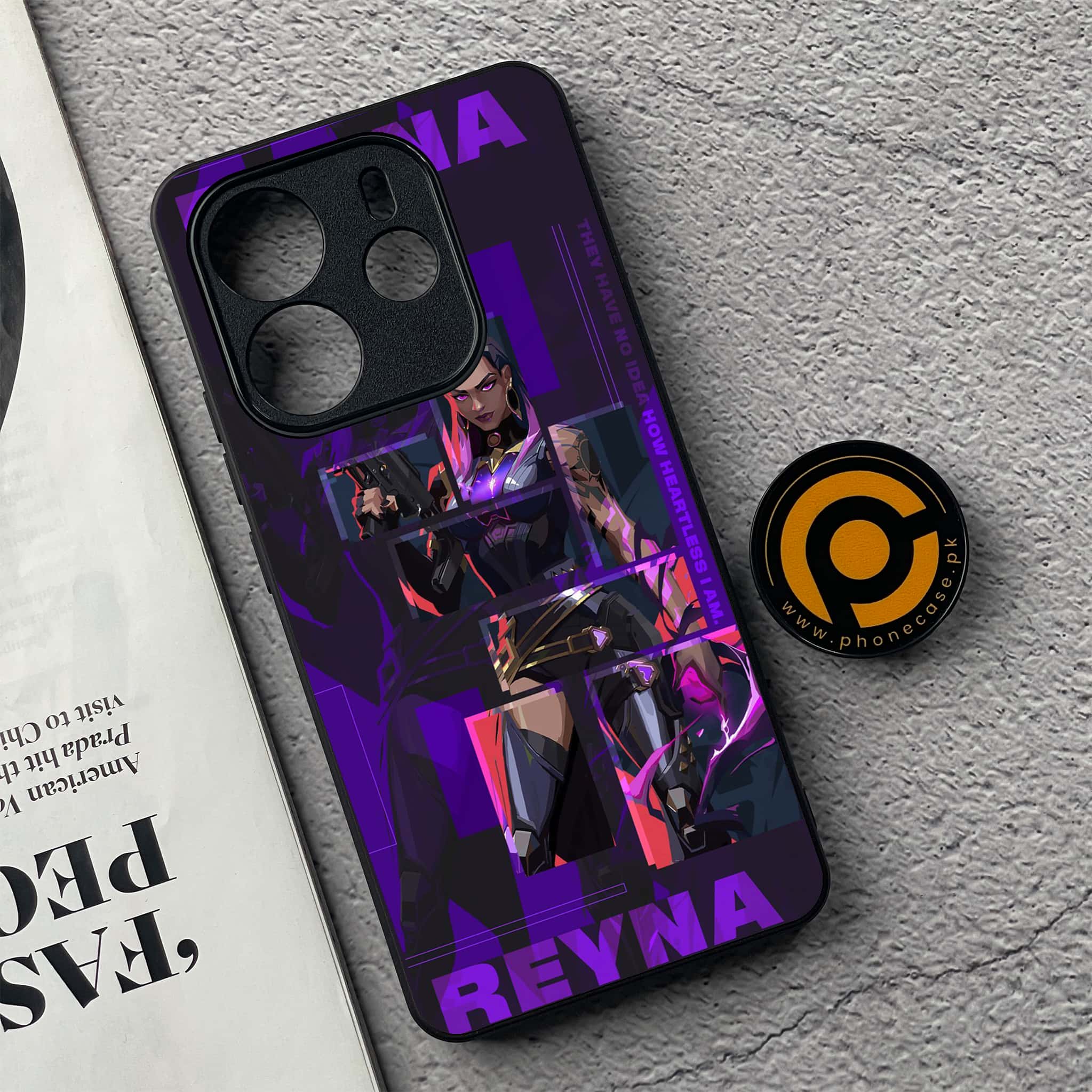 Xiaomi Redmi Note 14 - Battle-Ready Series - Premium Printed Glass soft Bumper shock Proof Case