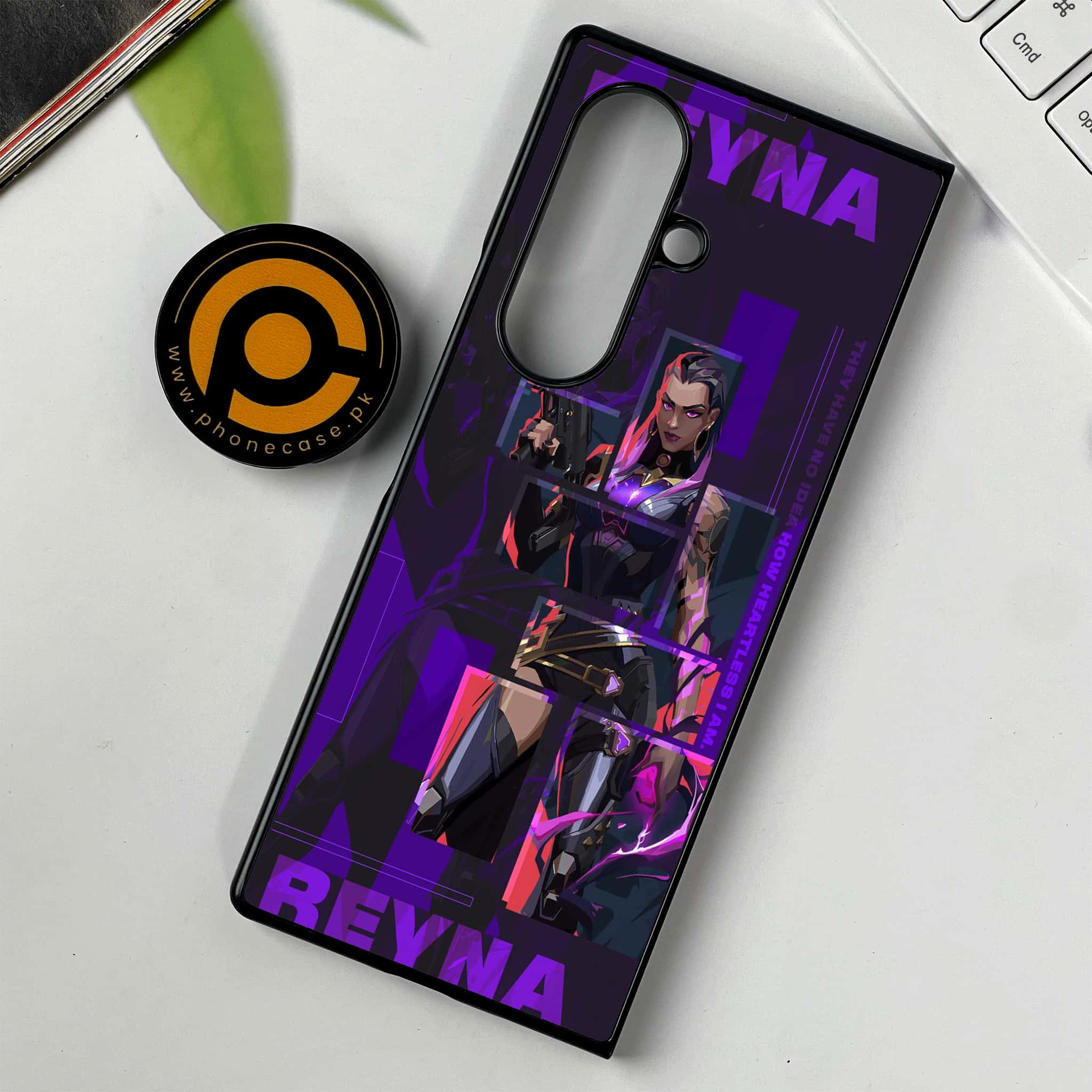 Samsung Galaxy Z Fold 7 - Battle-Ready Series - Premium Metal Printed soft Bumper shock Proof Case