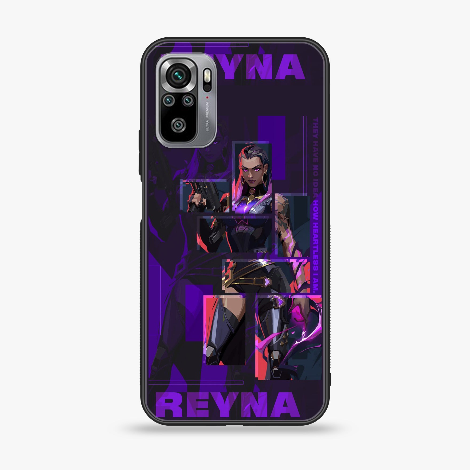 Xiaomi Redmi Note 10S- Battle-Ready - Premium Printed Glass soft Bumper shock Proof Case