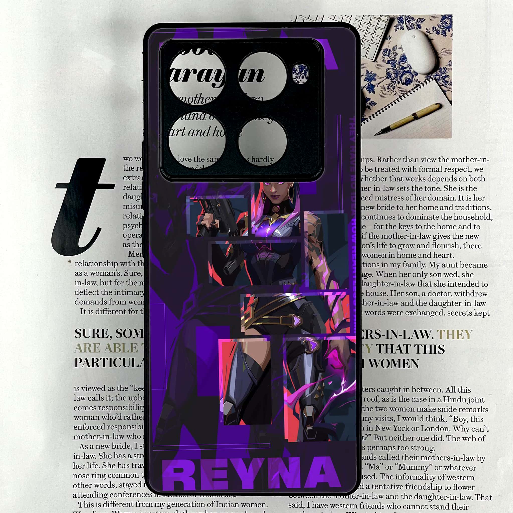 Infinix Note 40 Pro Plus - Battle Ready Series - Premium Metal Printed soft Bumper shock Proof Case