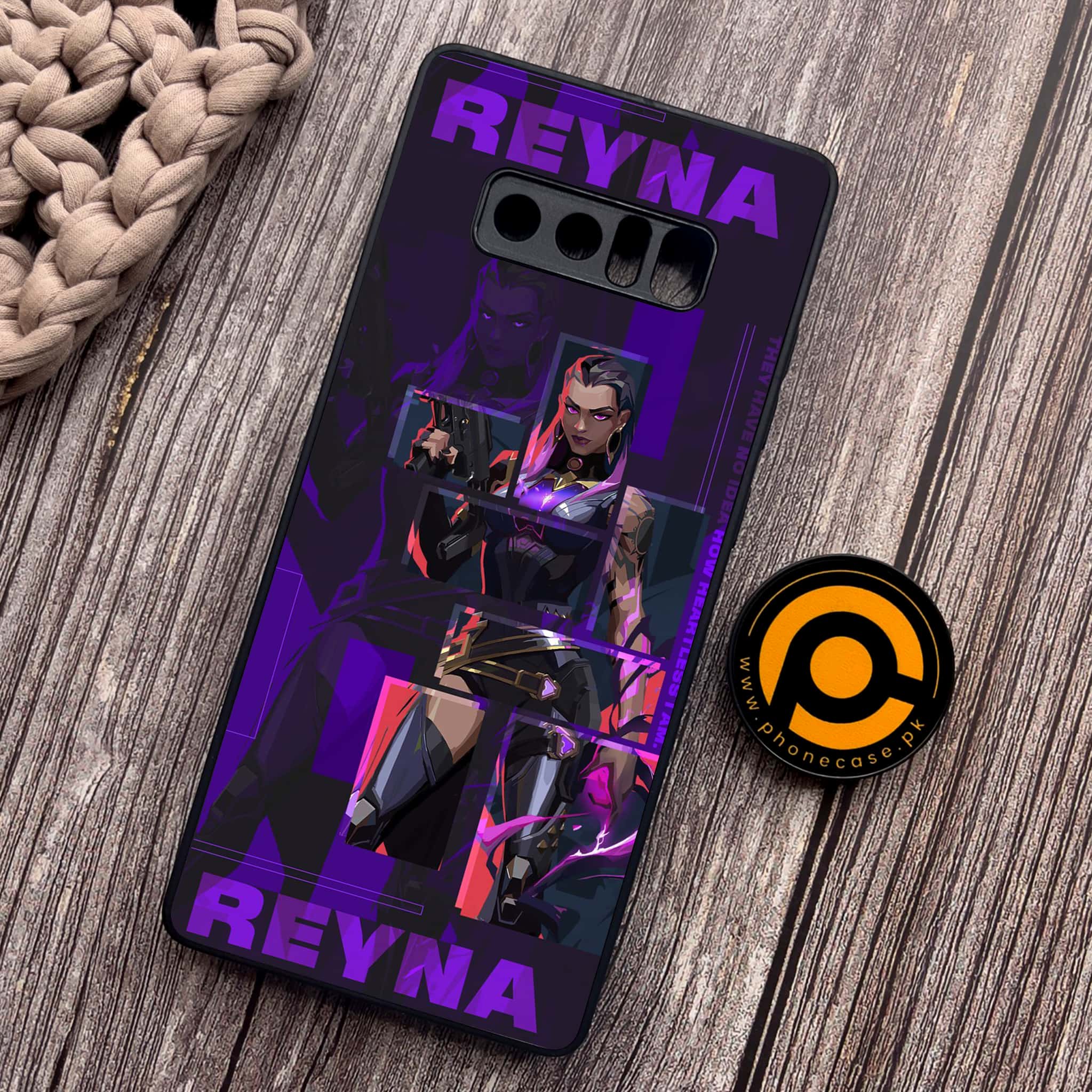 Samsung Galaxy Note 8 - Battle-Ready Series - Premium Metal Printed soft Bumper shock Proof Case