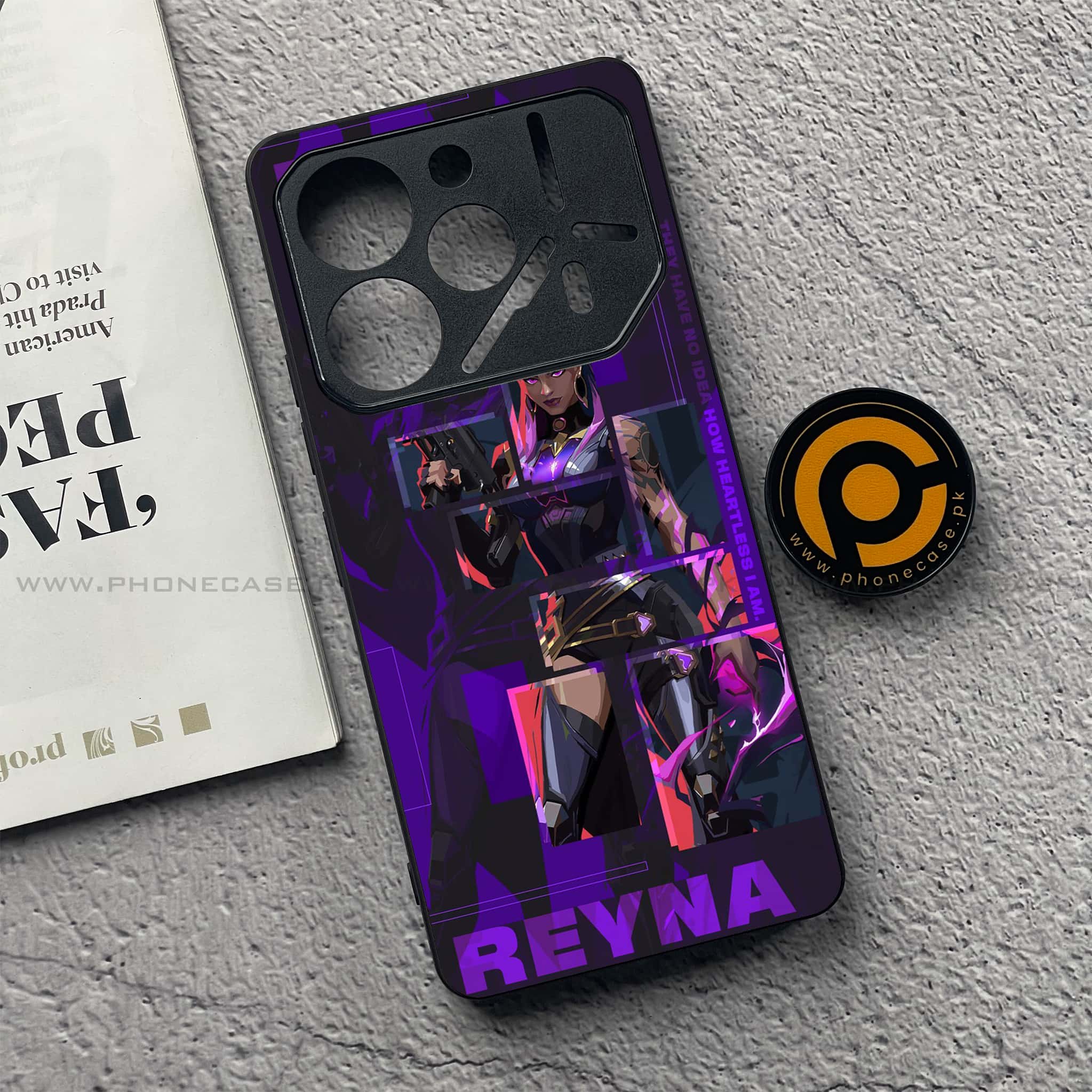 Tecno Pova 6 - Battle-Ready Series - Premium Printed Glass soft Bumper shock Proof Case