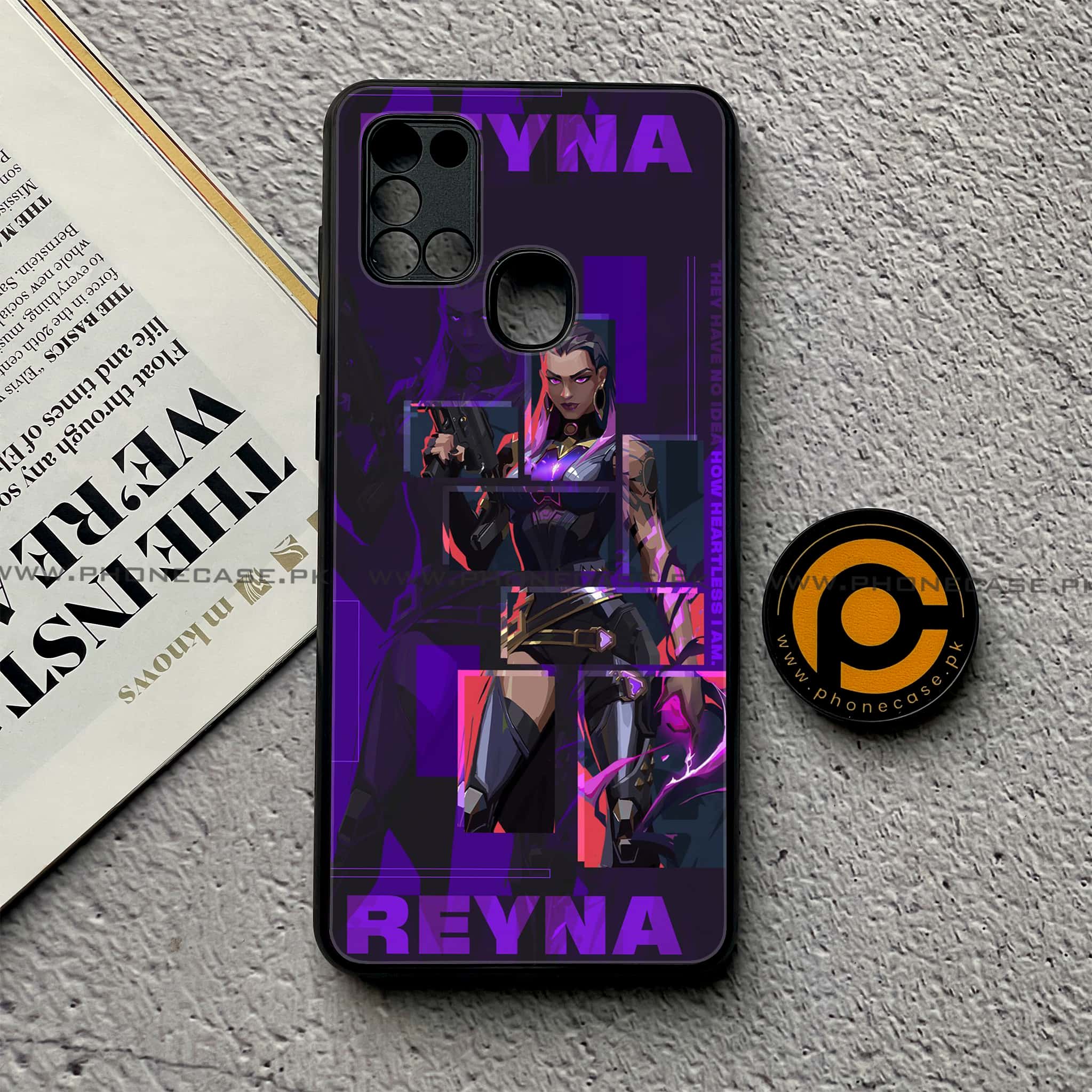 Samsung Galaxy A21s - Battle-Ready Series - Premium Printed Glass soft Bumper shock Proof Case