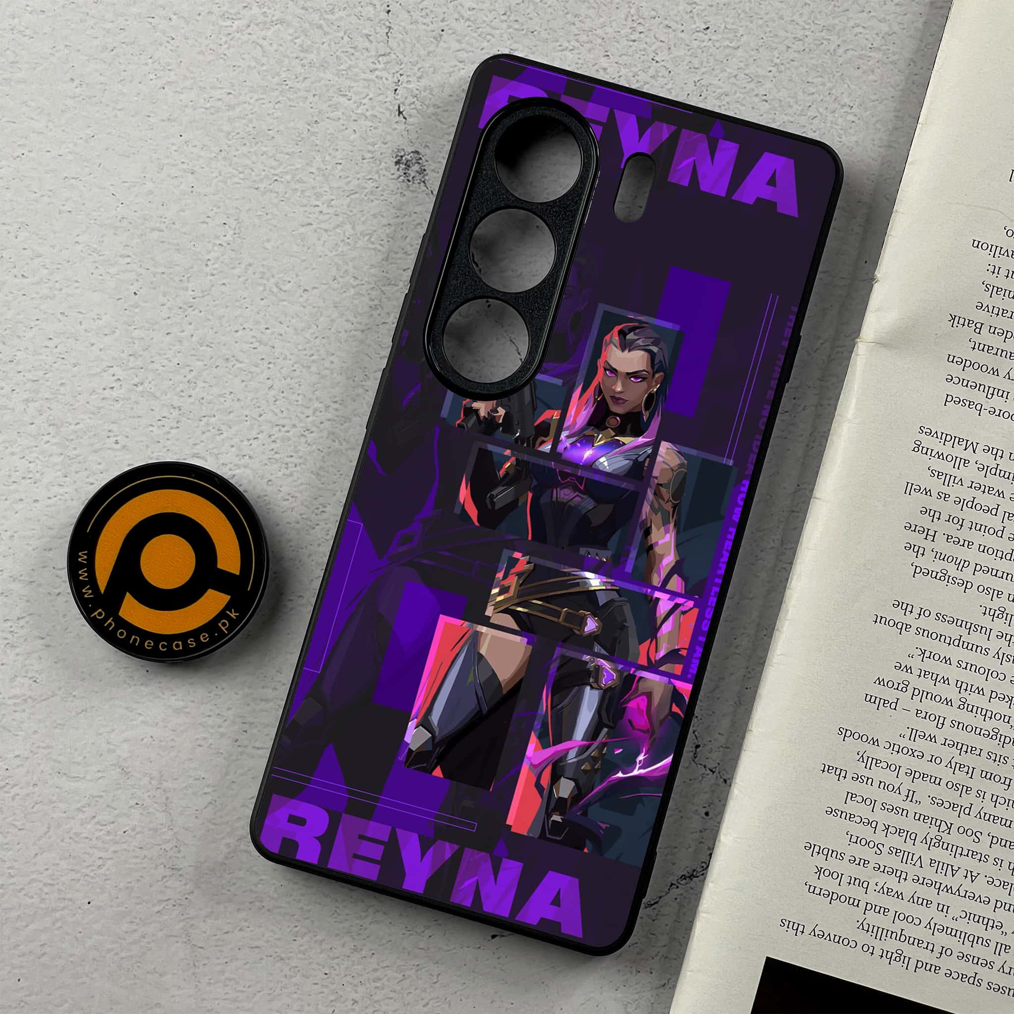 Tecno Camon 40 - Battle-Ready Series  - Premium Metal Printed Soft Bumper Shockproof Case