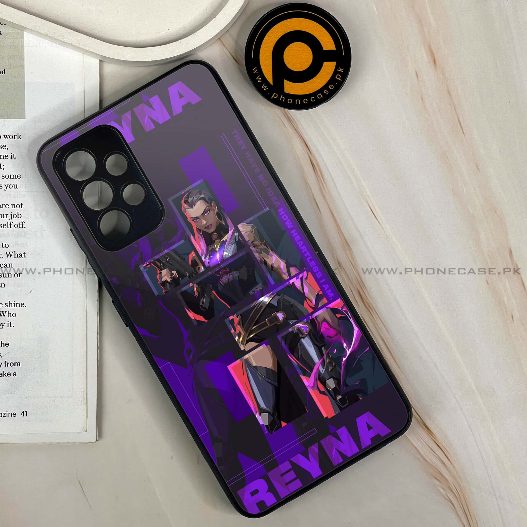 Galaxy A32 - Battle-Ready Series - Premium Printed Glass soft Bumper shock Proof Case