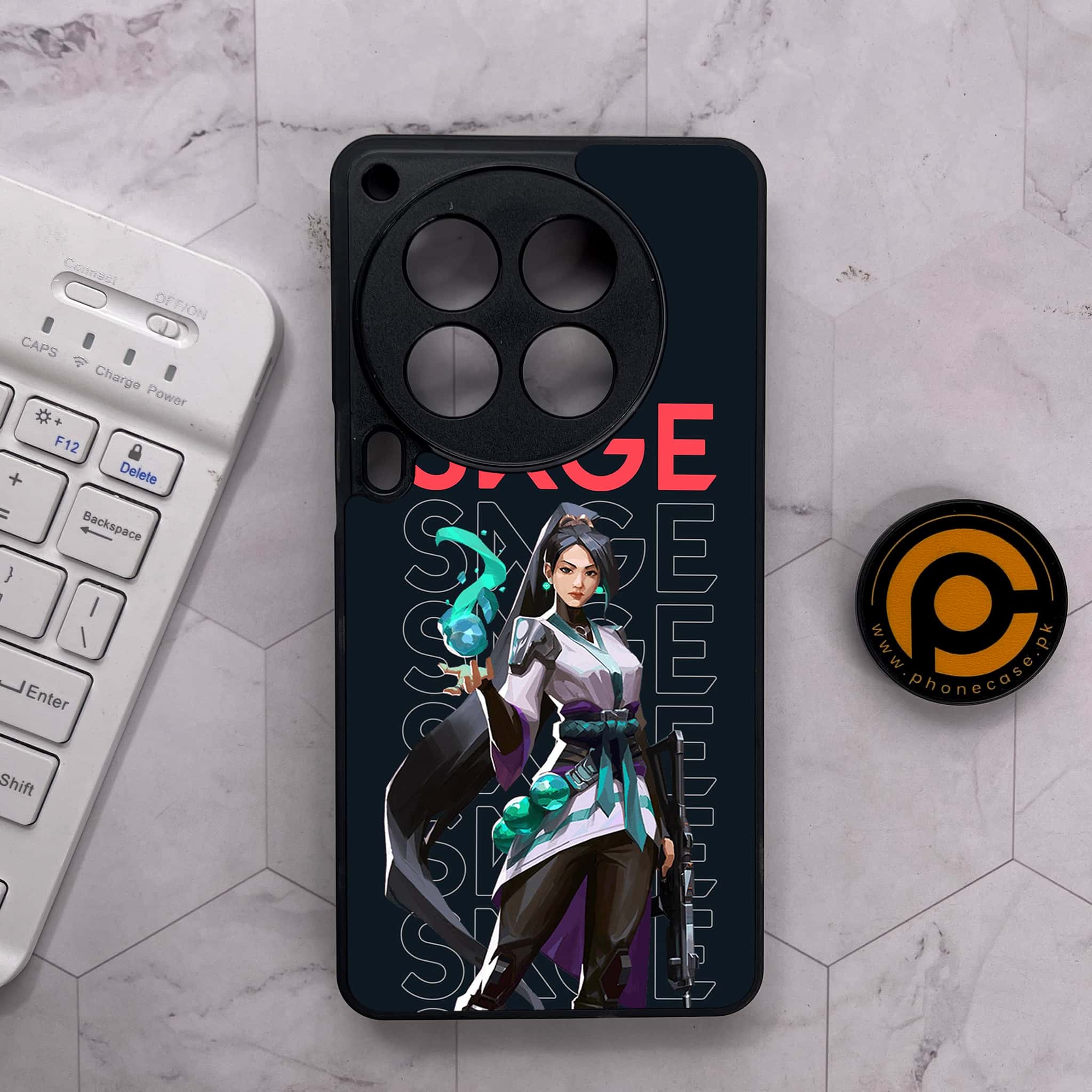 Tecno Camon 30 Premier - Battle-Ready Series - Premium Metal Printed soft Bumper shock Proof Case