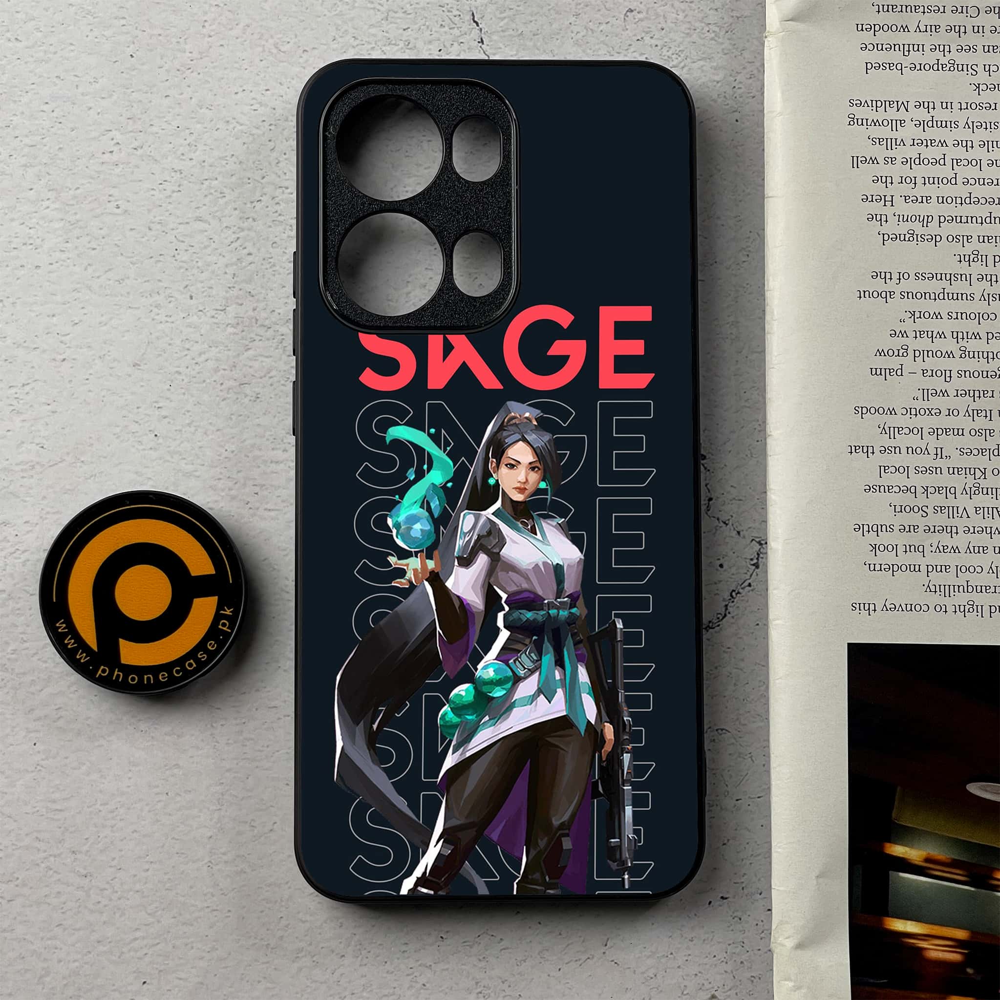 Oppo Reno 13 Pro - Battle-Ready - Premium Metal Printed Soft Bumper Shockproof Case