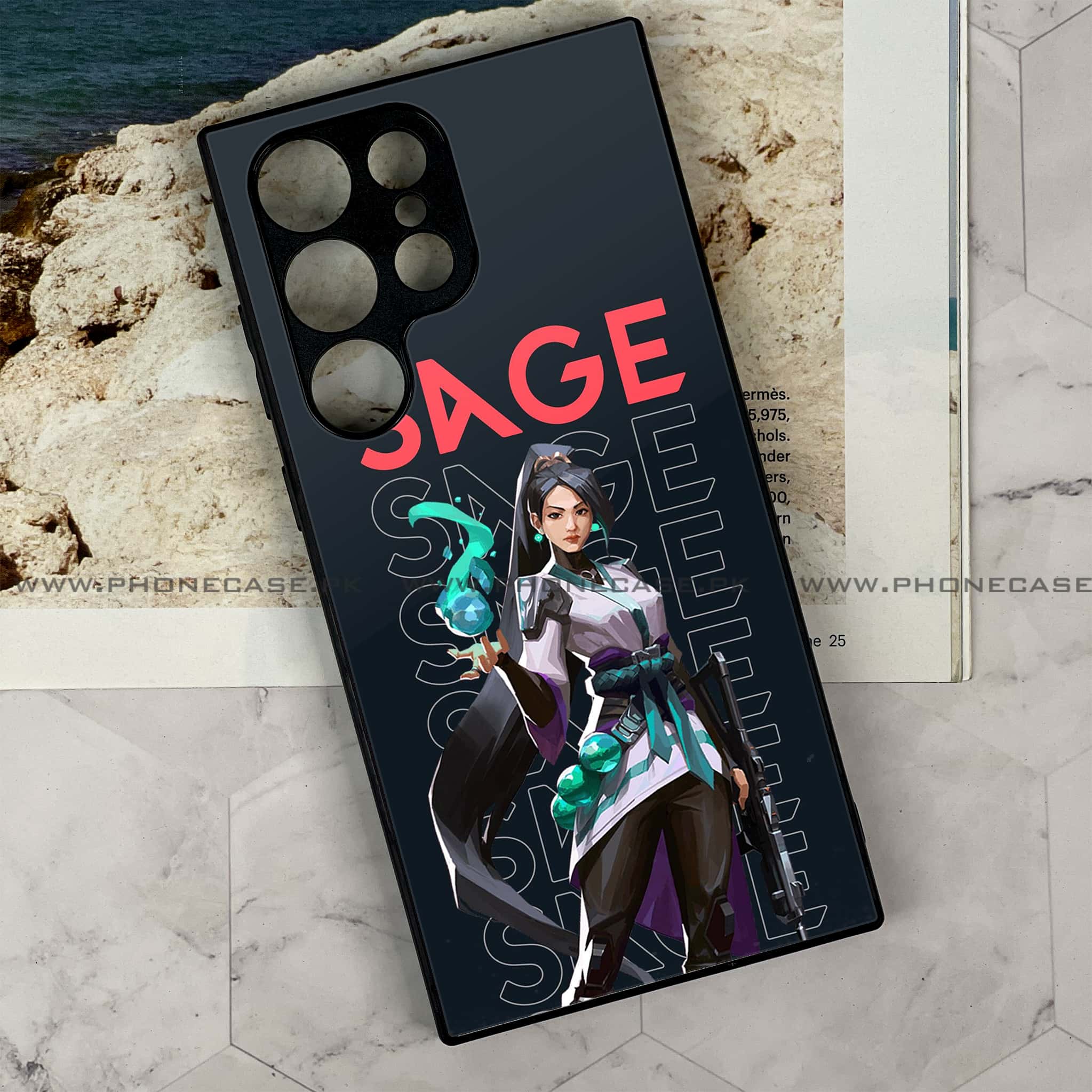 Samsung Galaxy S24 Ultra - Battle-Ready Series - Premium Metal Printed soft Bumper shock Proof Case
