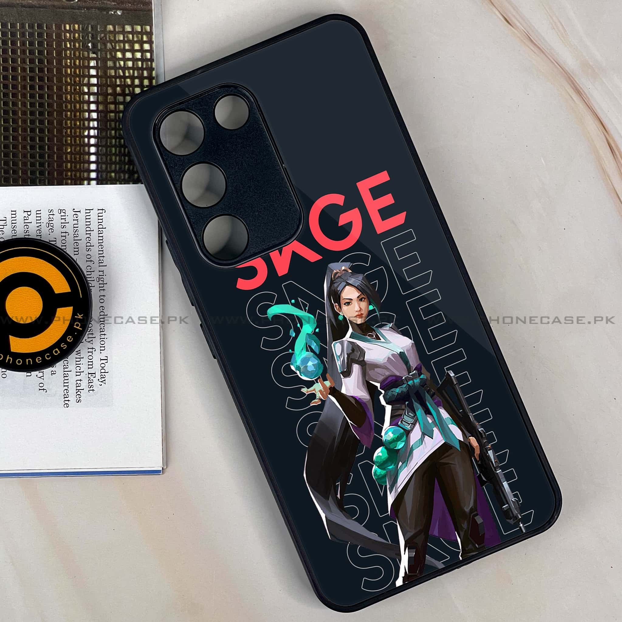 Vivo Y200e -  Battle-Ready - Premium Metal Printed soft Bumper shock Proof Case