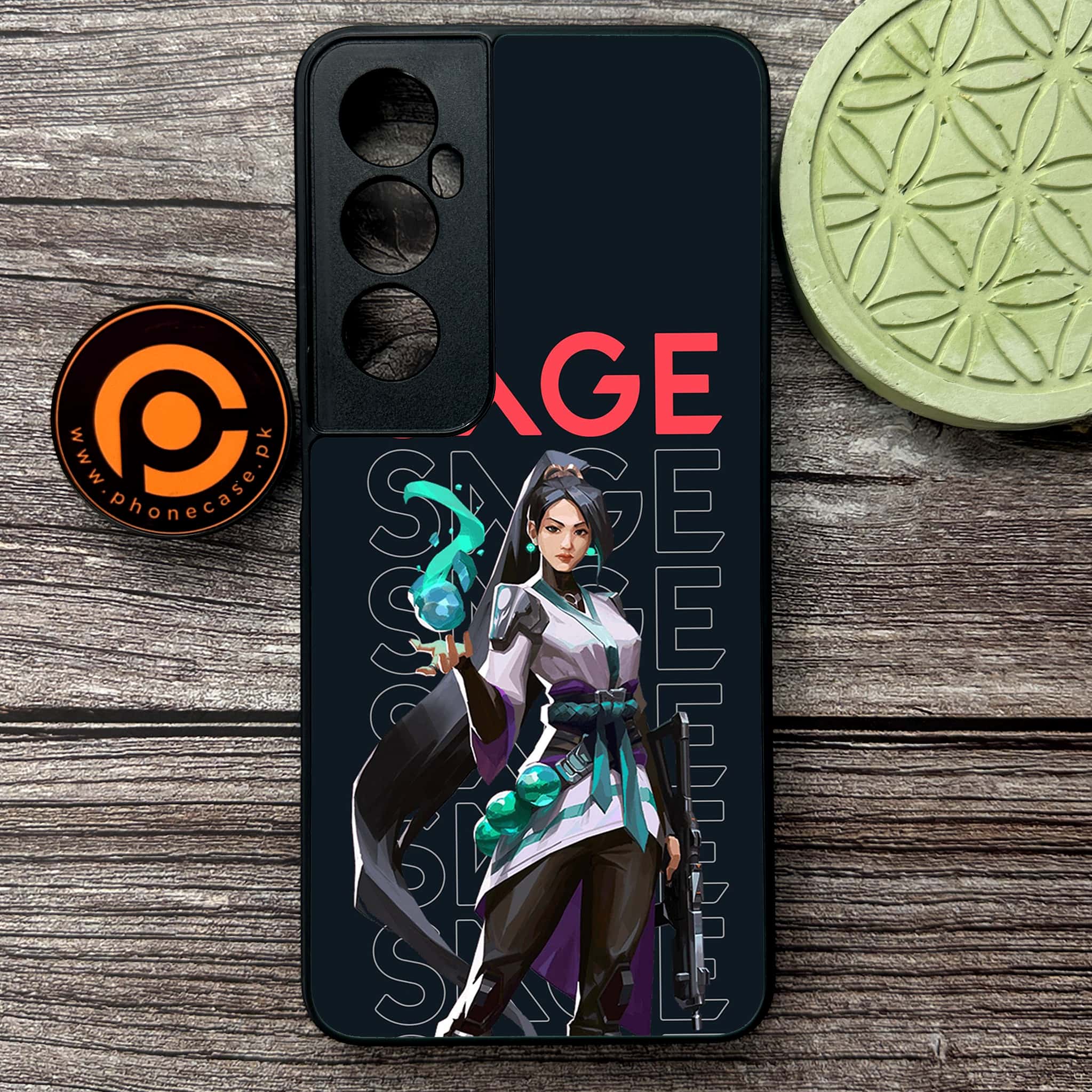 Realme C65  - Battle-Ready Series - Premium Metal Printed soft Bumper shock Proof Case