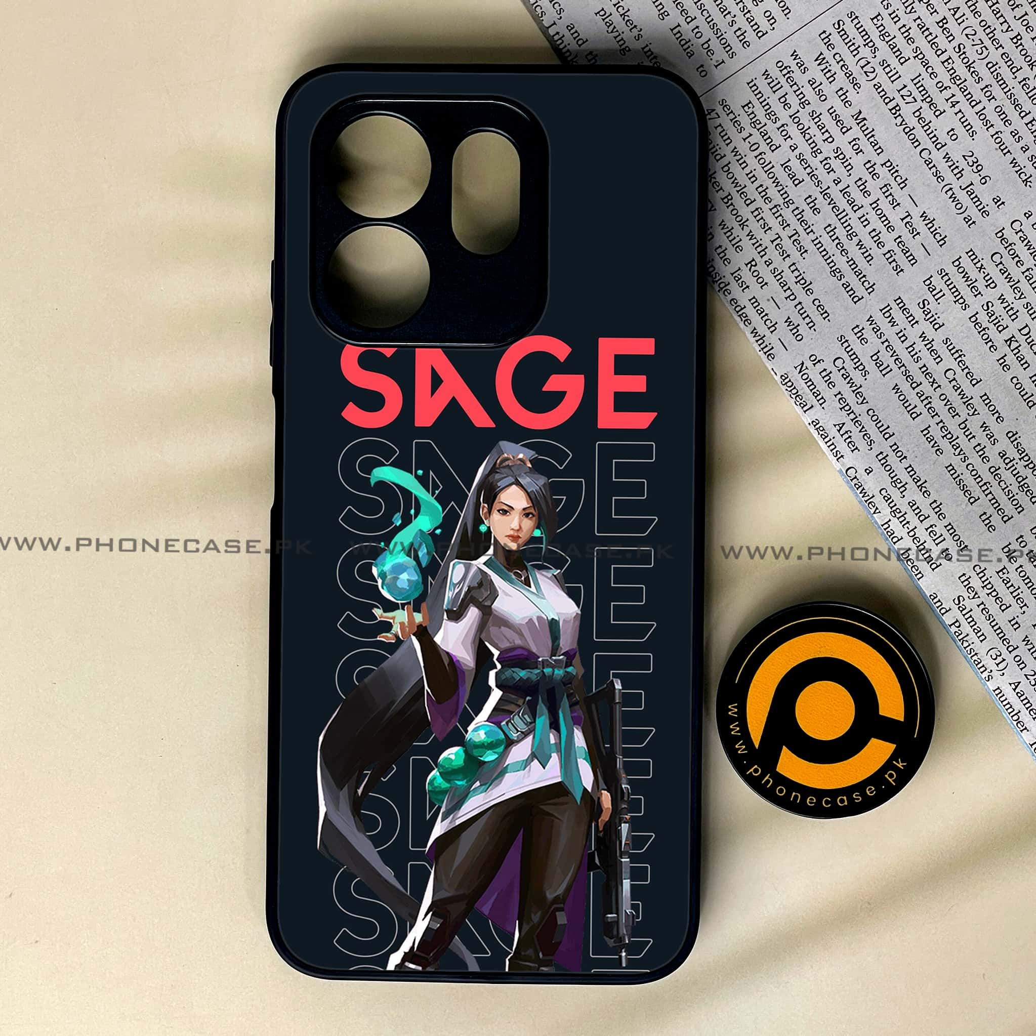Infinix Smart 9 HD - Battle-Ready Series - Premium Metal Printed soft Bumper shock Proof Case