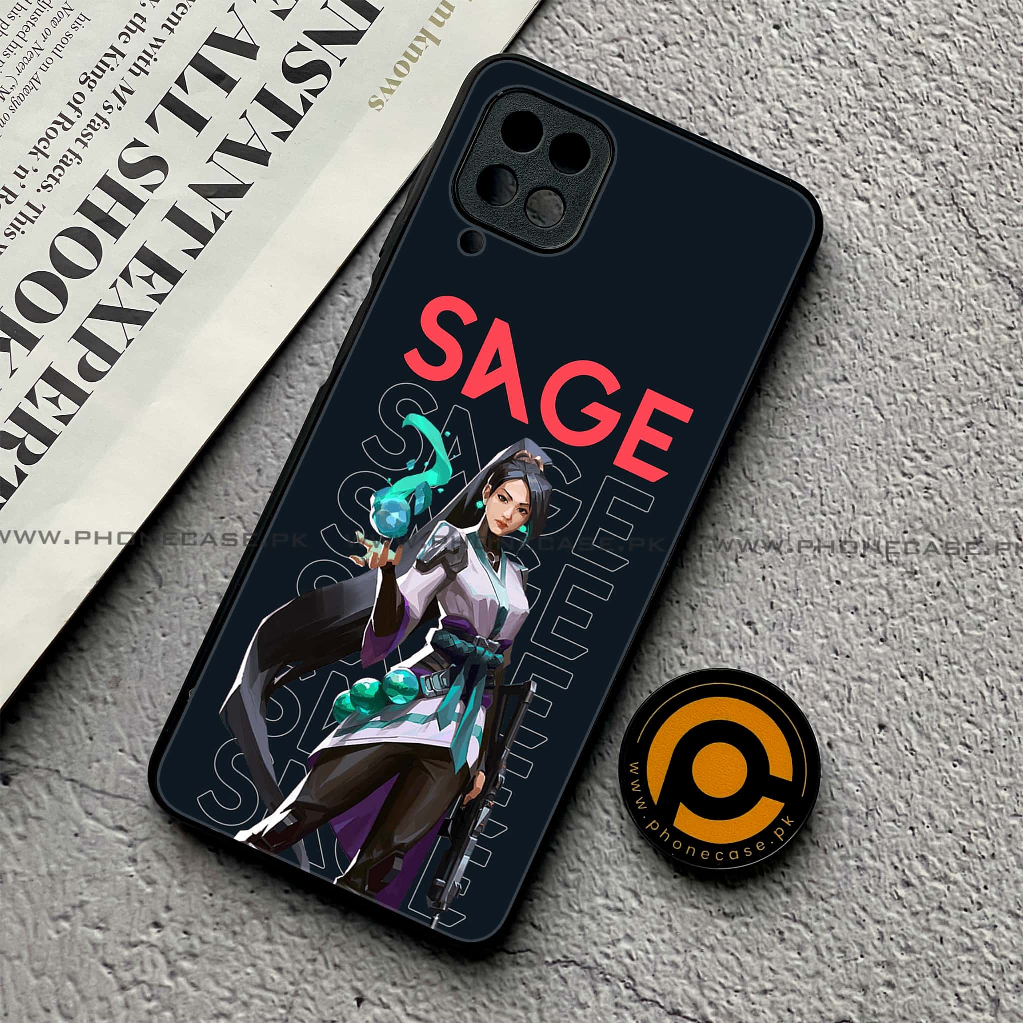 Samsung Galaxy A12 / A12 Nacho -  Battle-Ready Series - Premium Printed Glass soft Bumper shock Proof Case