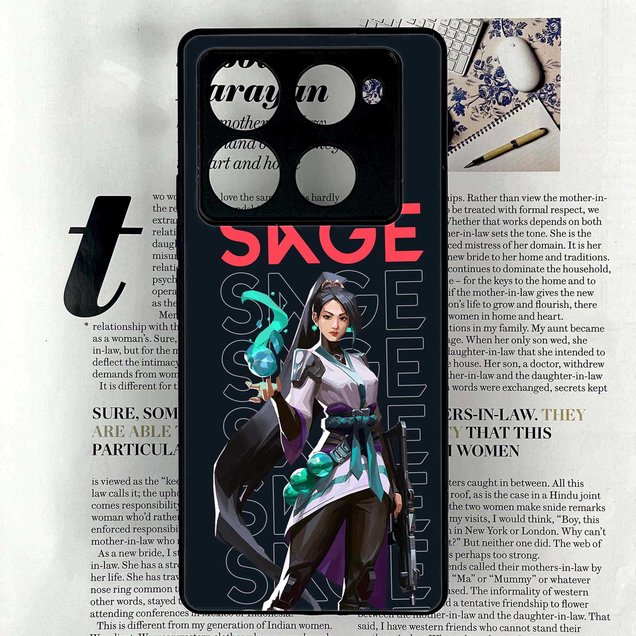 Infinix Note 40 Pro Plus - Battle Ready Series - Premium Metal Printed soft Bumper shock Proof Case