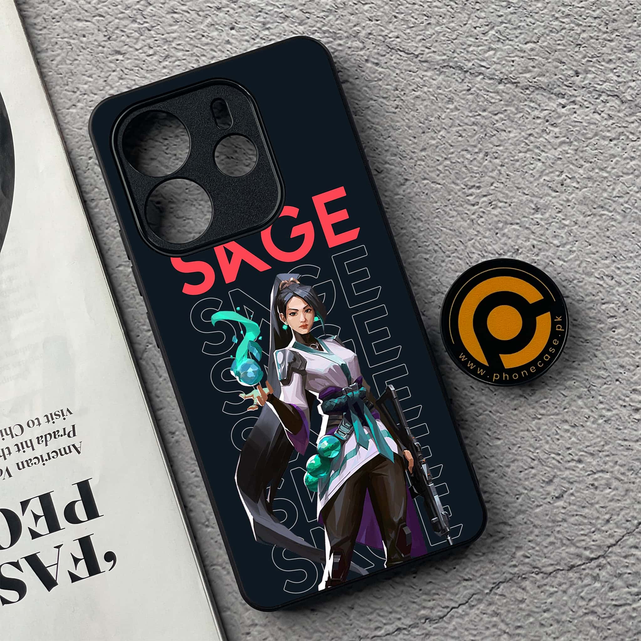 Xiaomi Redmi Note 14 - Battle-Ready Series - Premium Printed Glass soft Bumper shock Proof Case