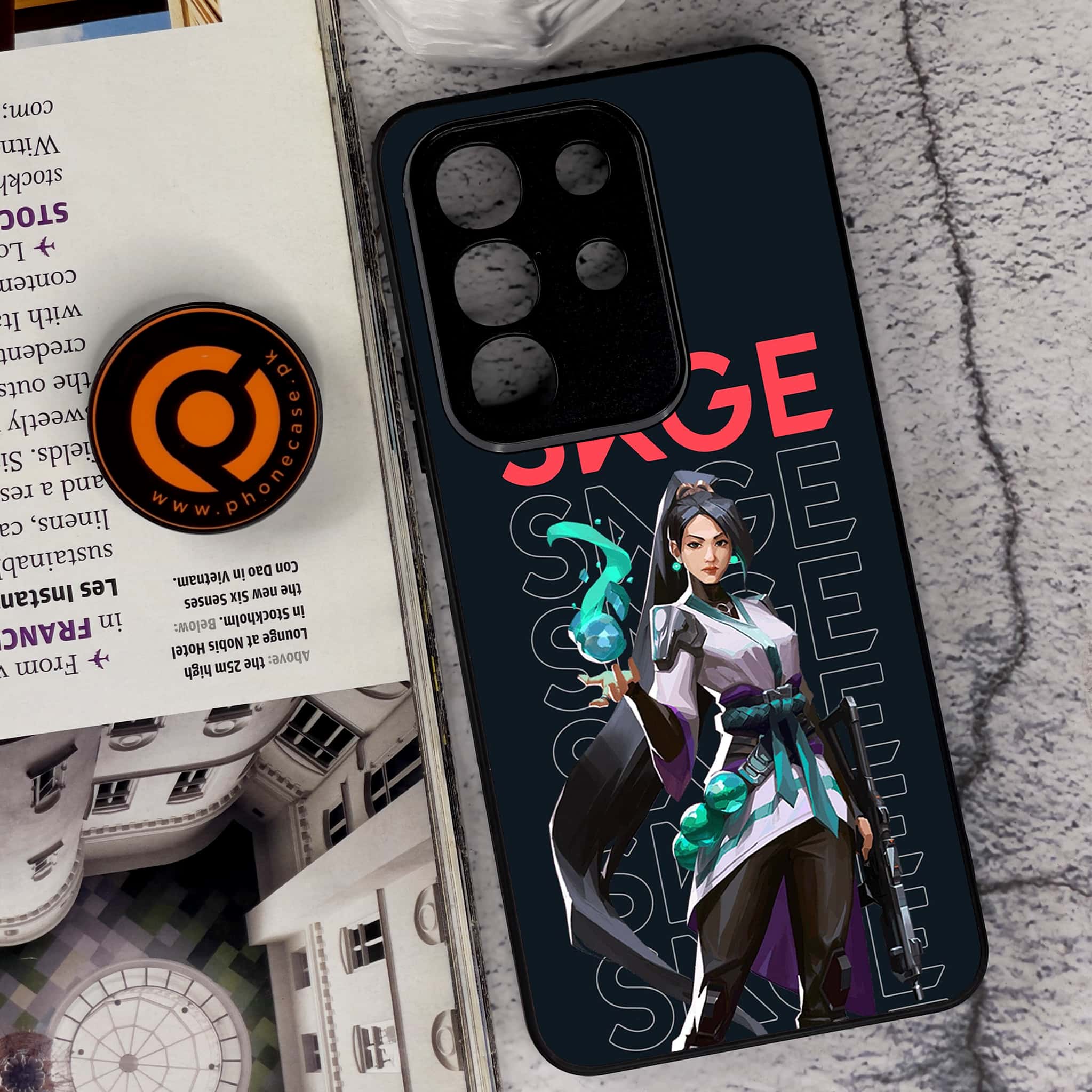 Vivo Y29 4G - Battle-Ready Series - Premium Metal Printed soft Bumper Shock Proof Case