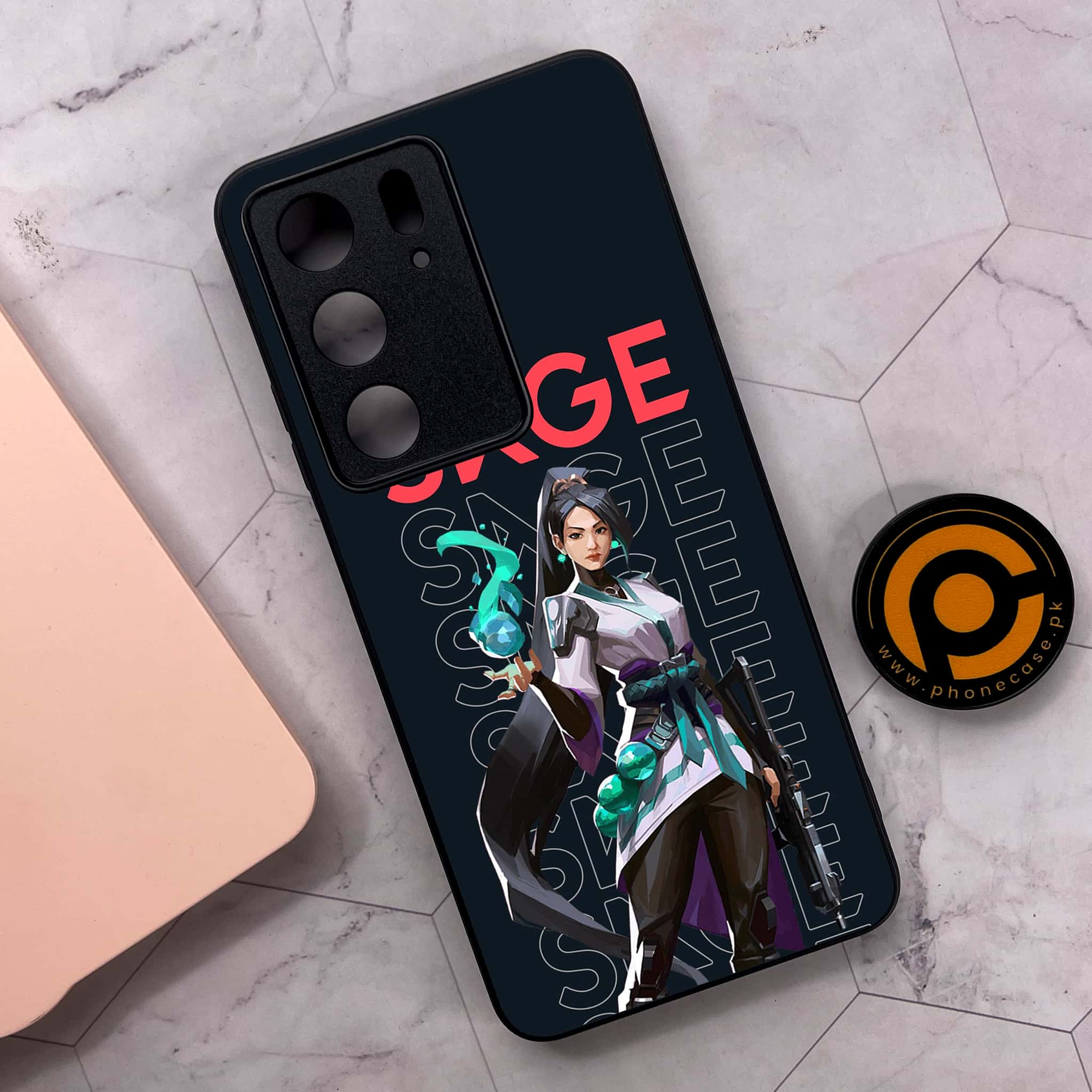 Realme C75x 4G - Battle-Ready Series - Premium Metal Printed soft Bumper shock Proof Case