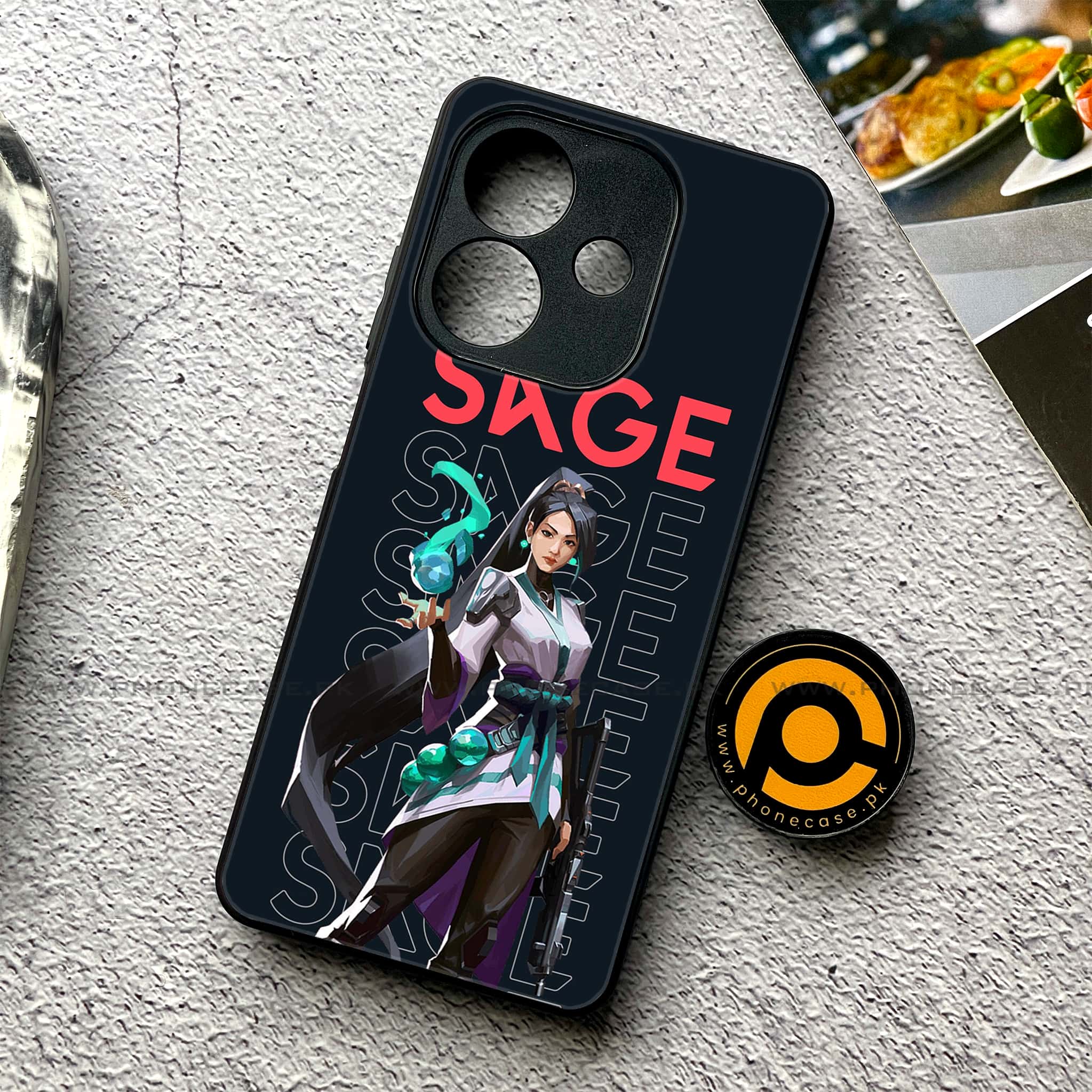 Oppo A5i - Battle-Ready Series - Premium Metal Printed soft Bumper shock Proof Case