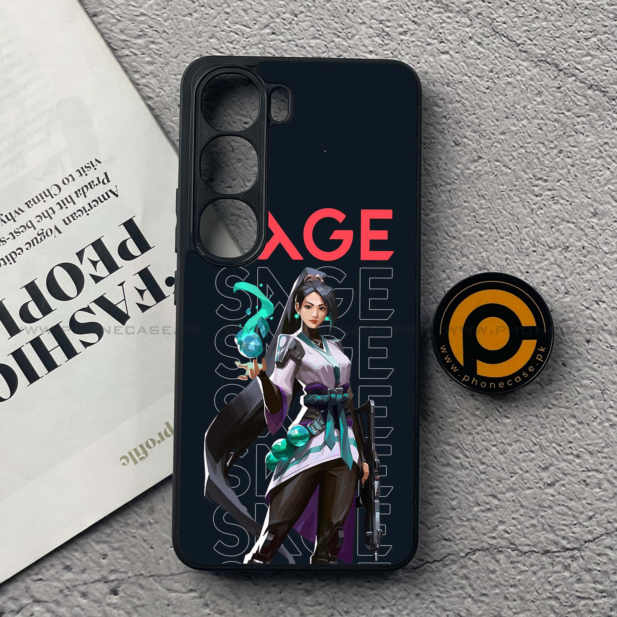 Vivo Y200 4G - Battle-Ready Series - Premium Metal Printed soft Bumper Shock Proof Case