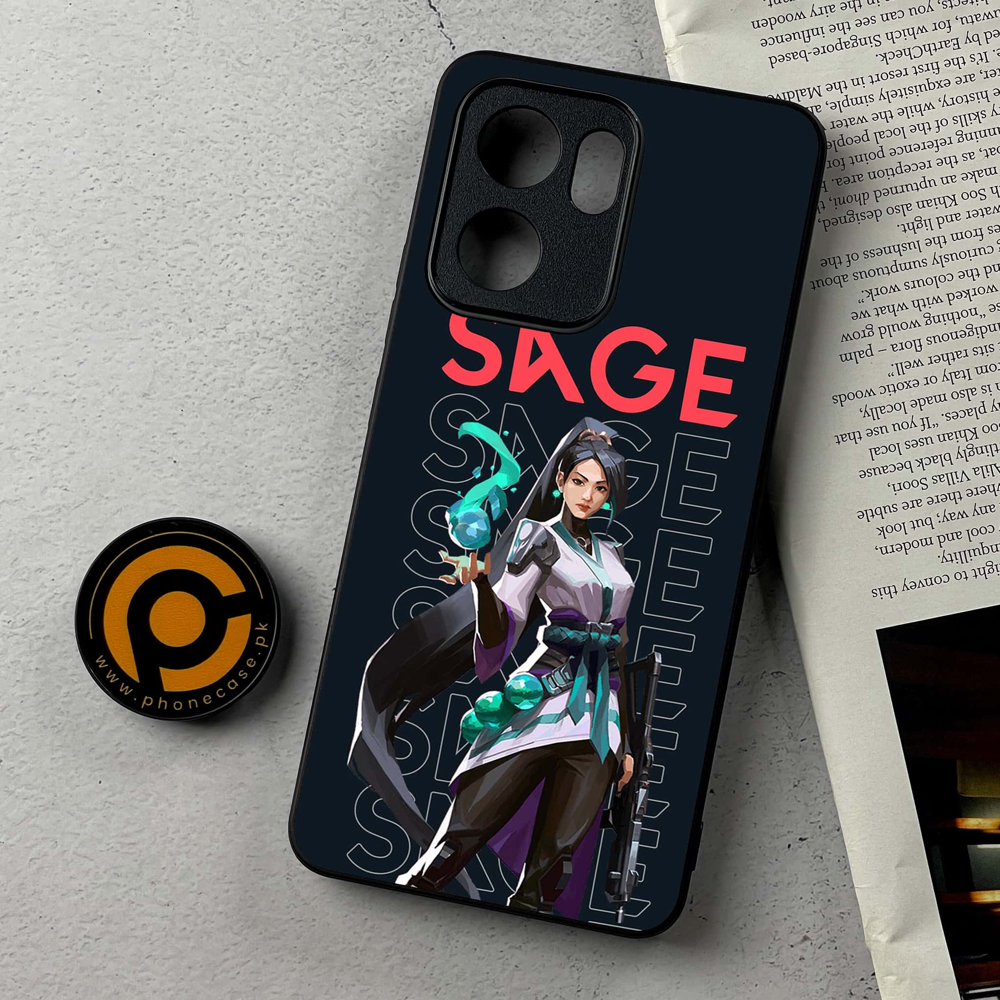 Oppo Reno 14F - Battle-Ready Series - Premium Metal Printed Soft Bumper Shockproof Case