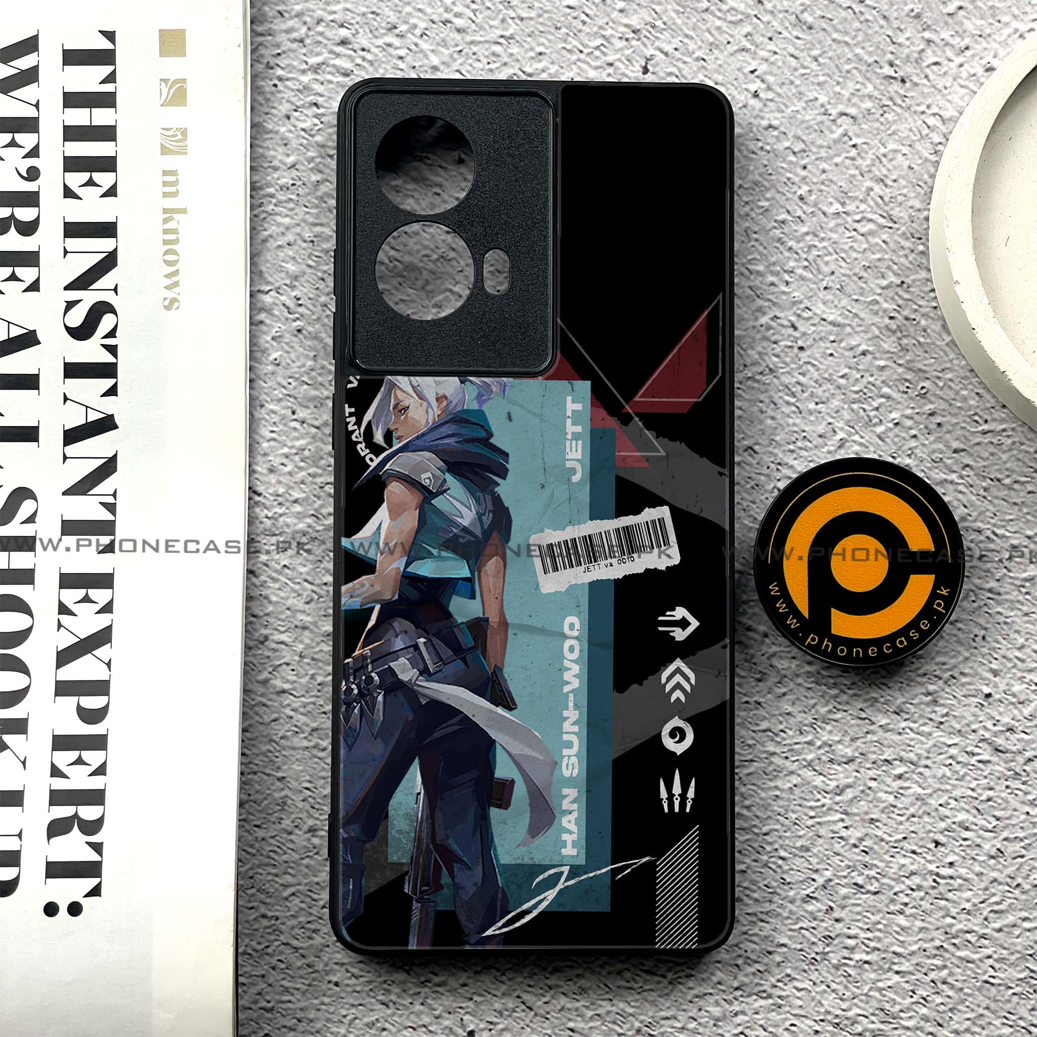 Moto G85 - Battle-Ready Series - Premium Printed Glass soft Bumper shock Proof Case