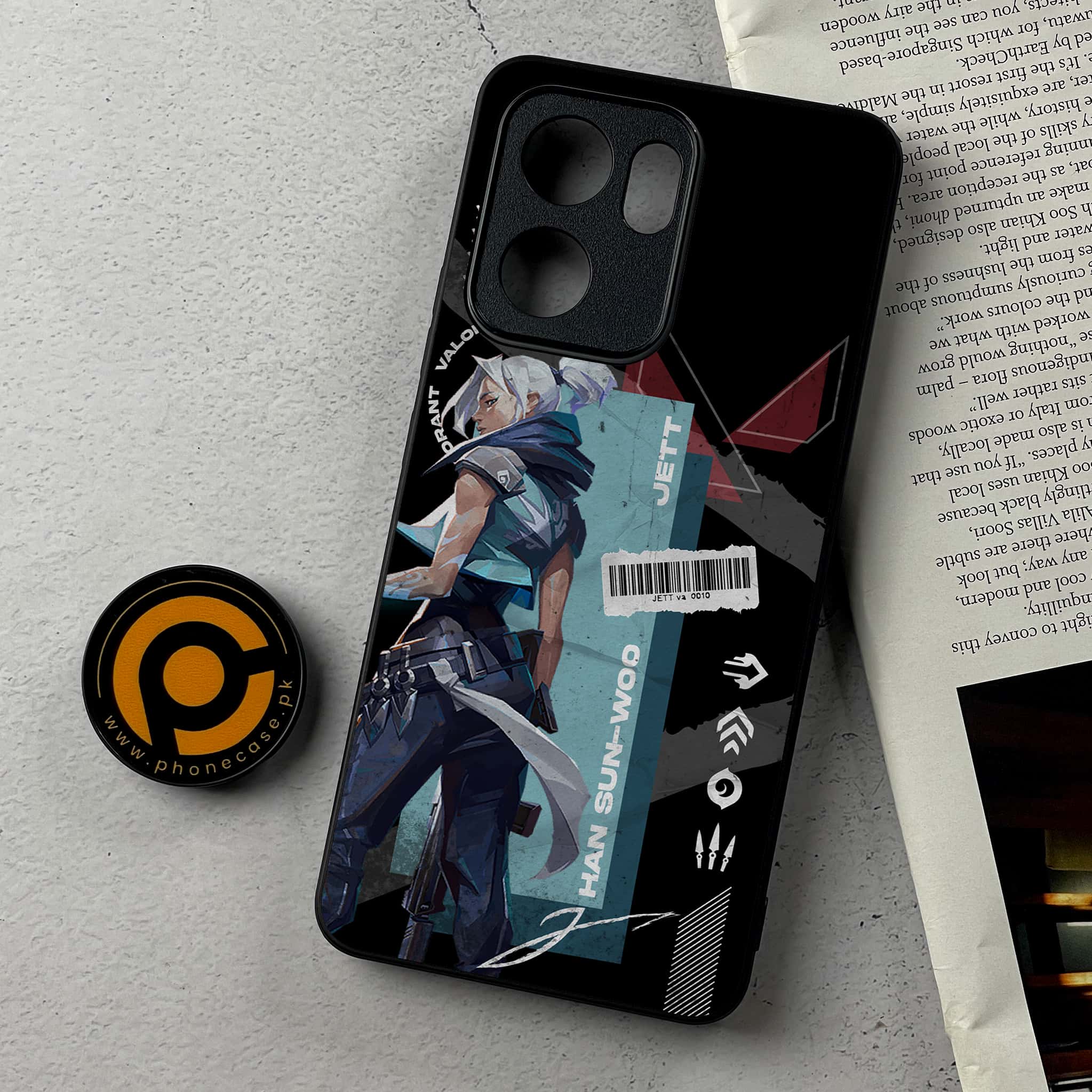 Oppo Reno 14F - Battle-Ready Series - Premium Metal Printed Soft Bumper Shockproof Case