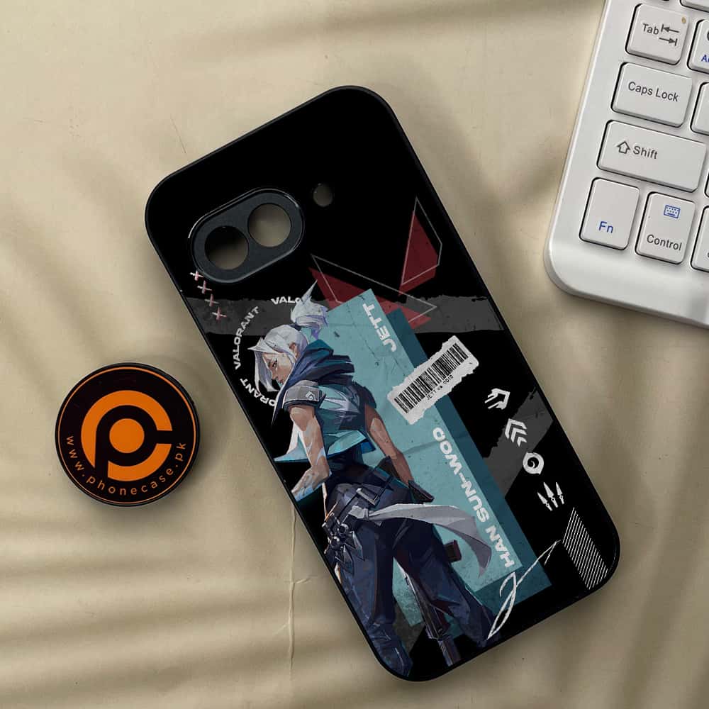 Google Pixel 9a -  Battle-Ready Series - Premium Metal Printed soft Bumper Shock Proof Case