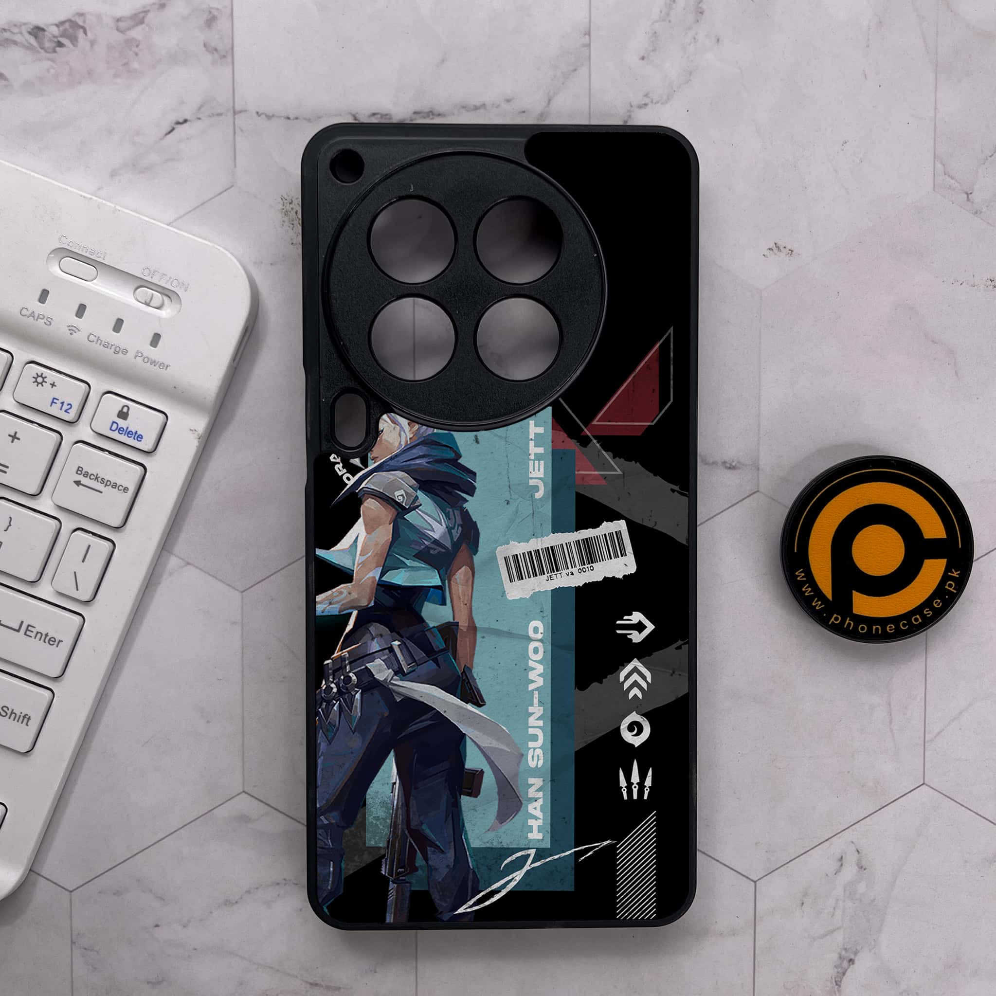 Tecno Camon 30 Premier - Battle-Ready Series - Premium Metal Printed soft Bumper shock Proof Case