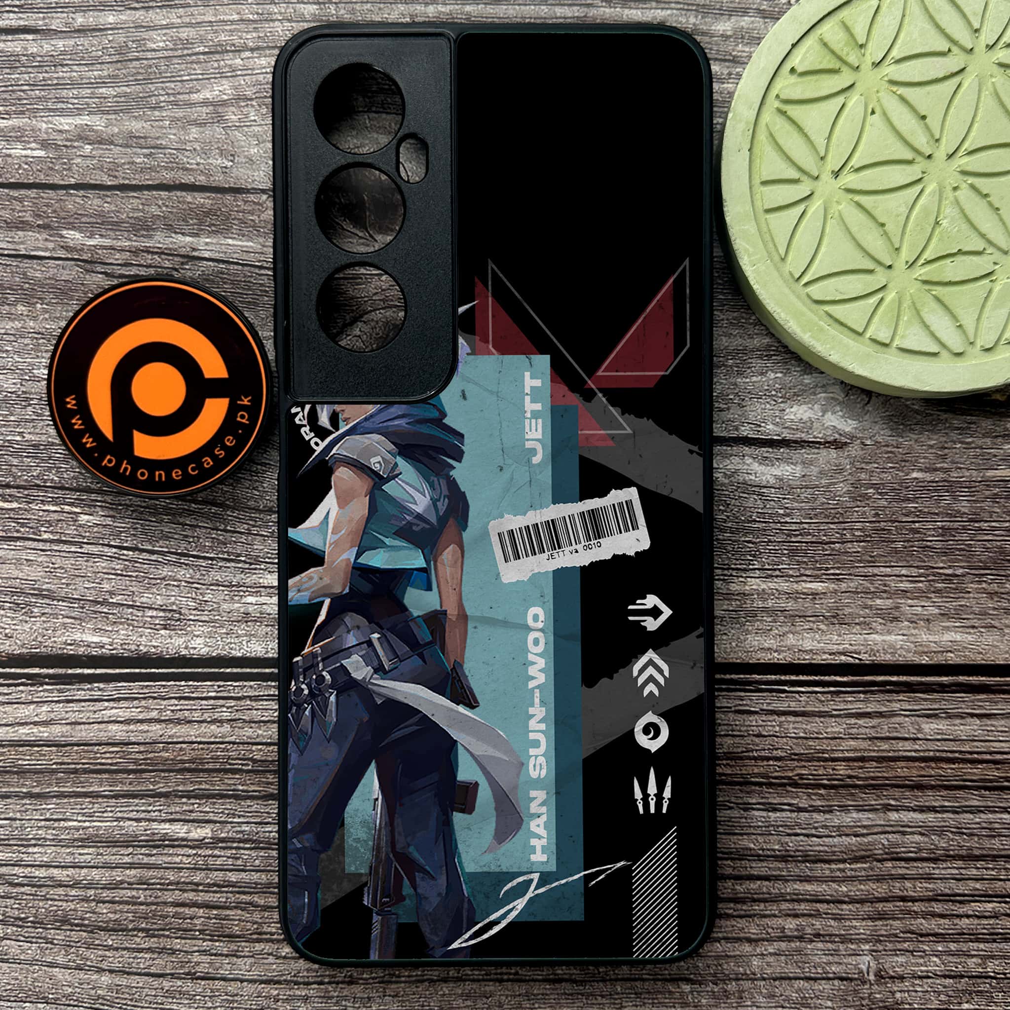 Realme C65  - Battle-Ready Series - Premium Metal Printed soft Bumper shock Proof Case
